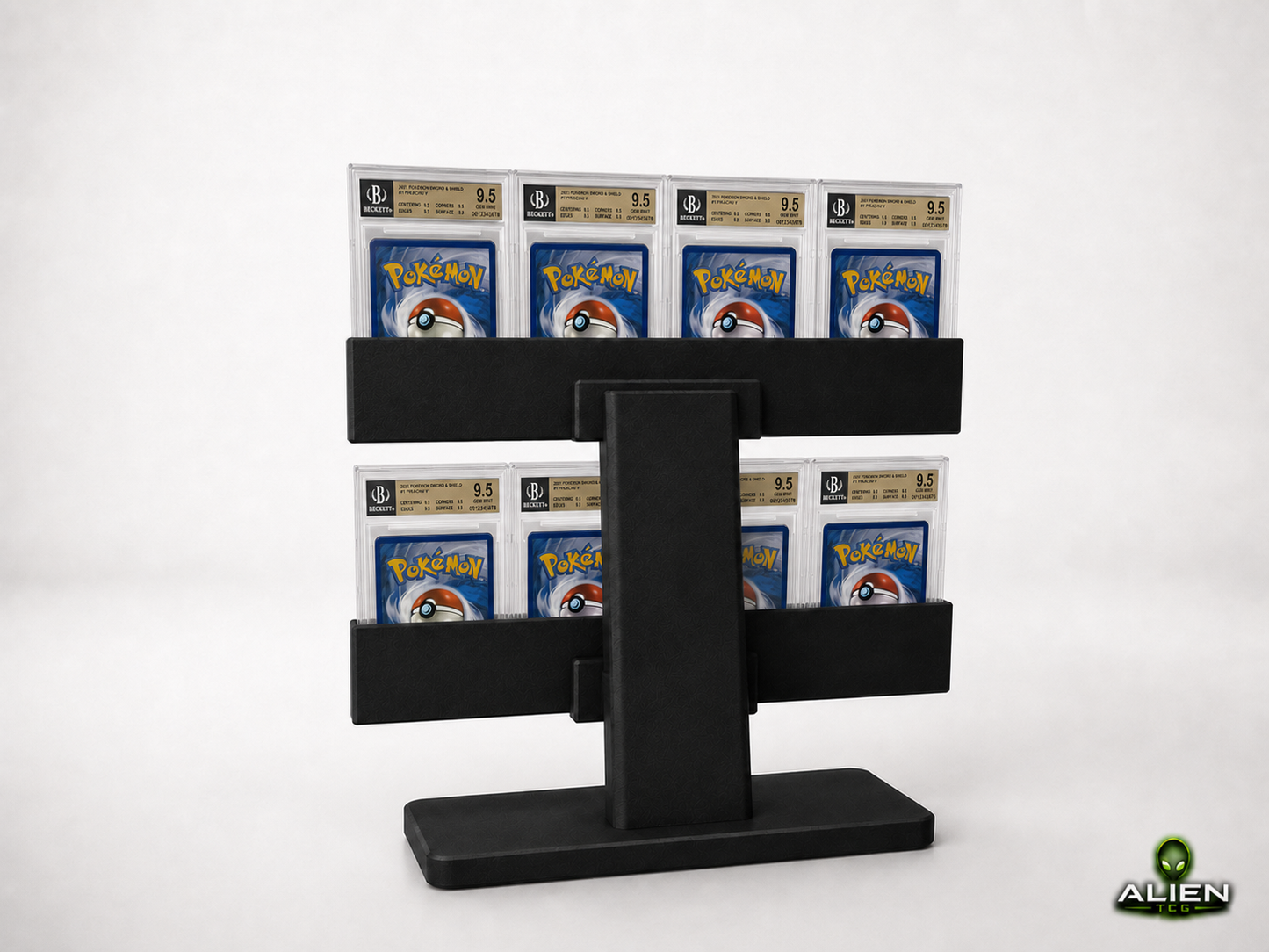 Pokémon BGS Slab Display Ständer 4x2 Grading Kartenhalter TCG Zubehör Halter