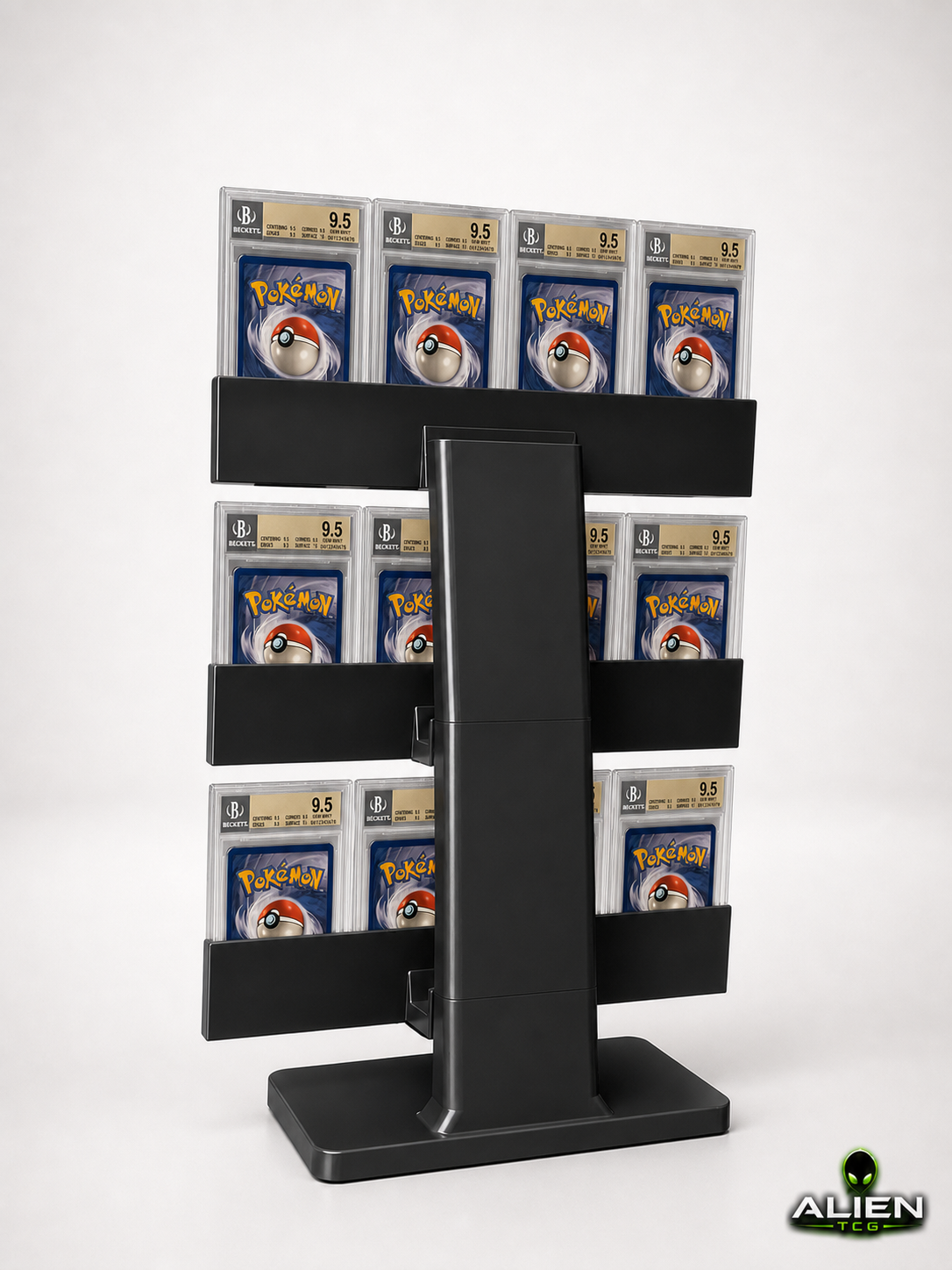 Pokémon BGS Slab Display Ständer 4x3 Grading Kartenhalter TCG Zubehör Halter
