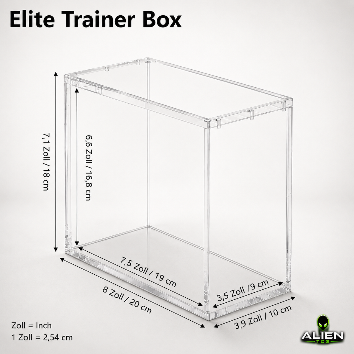 Acryl Case für Pokémon Elite Trainer Box ETB | Acryl Case Pokémon ETB
