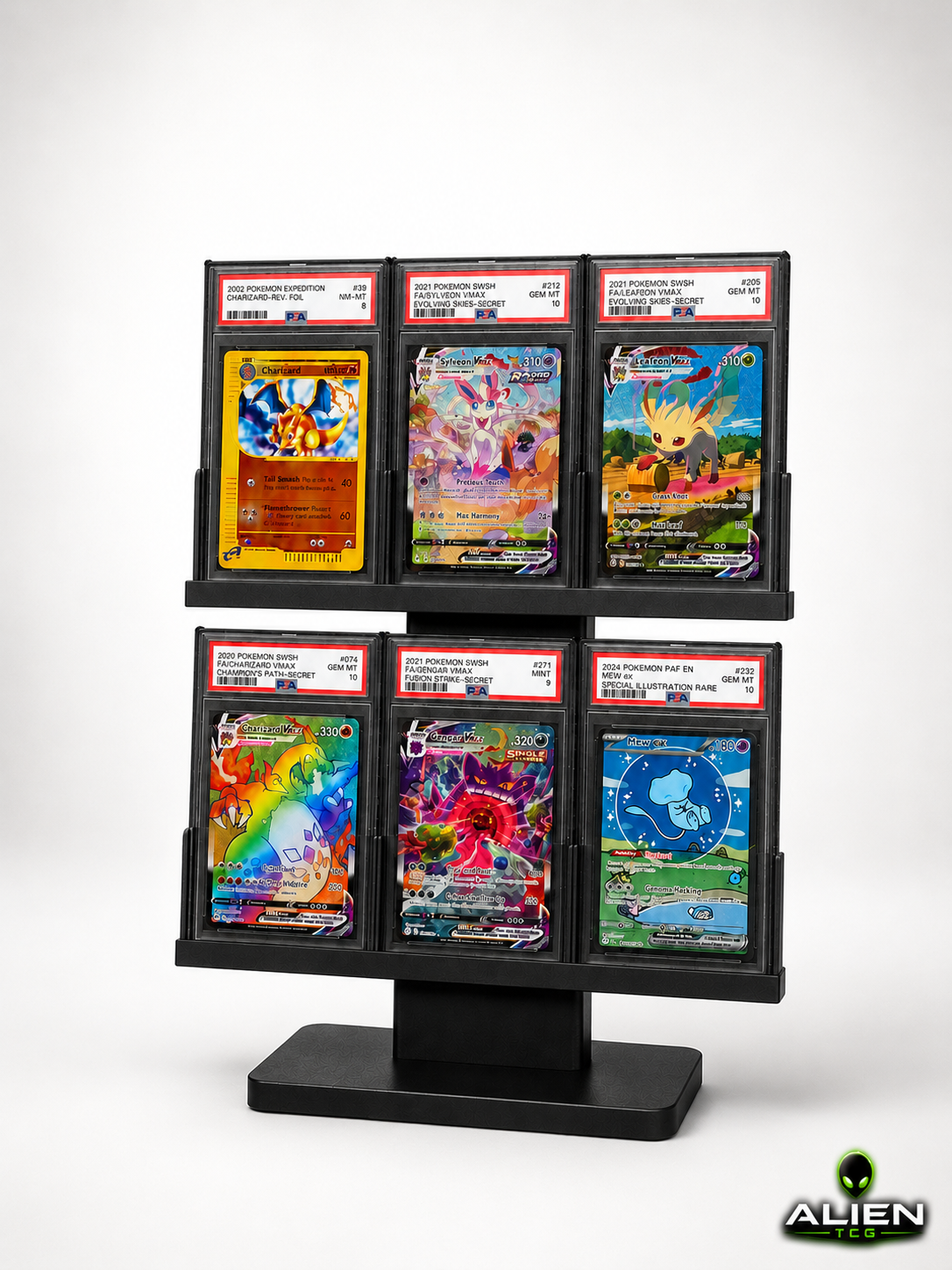 Pokémon PSA Slab Display Ständer 3x2 Grading Kartenhalter TCG Zubehör Aufsteller