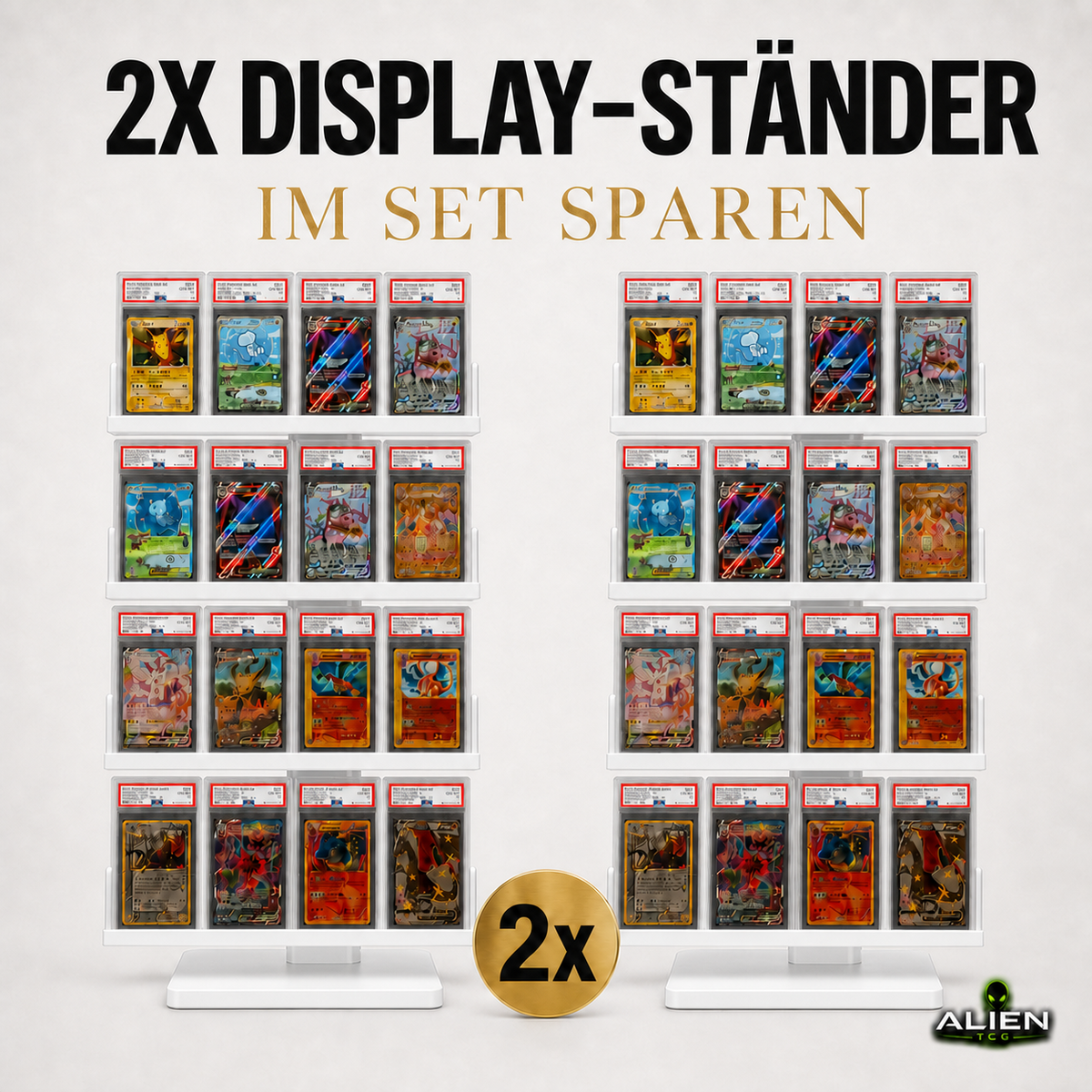 PSA/CGC Display Ständer Bundle Aktion Viele Verschiedene Kombinationen 4x2 - 4x4