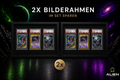 2x Acrylglas-Bilderrahmen für PSA Einzelkarten | Rahmen für TCG | 23x32 cm