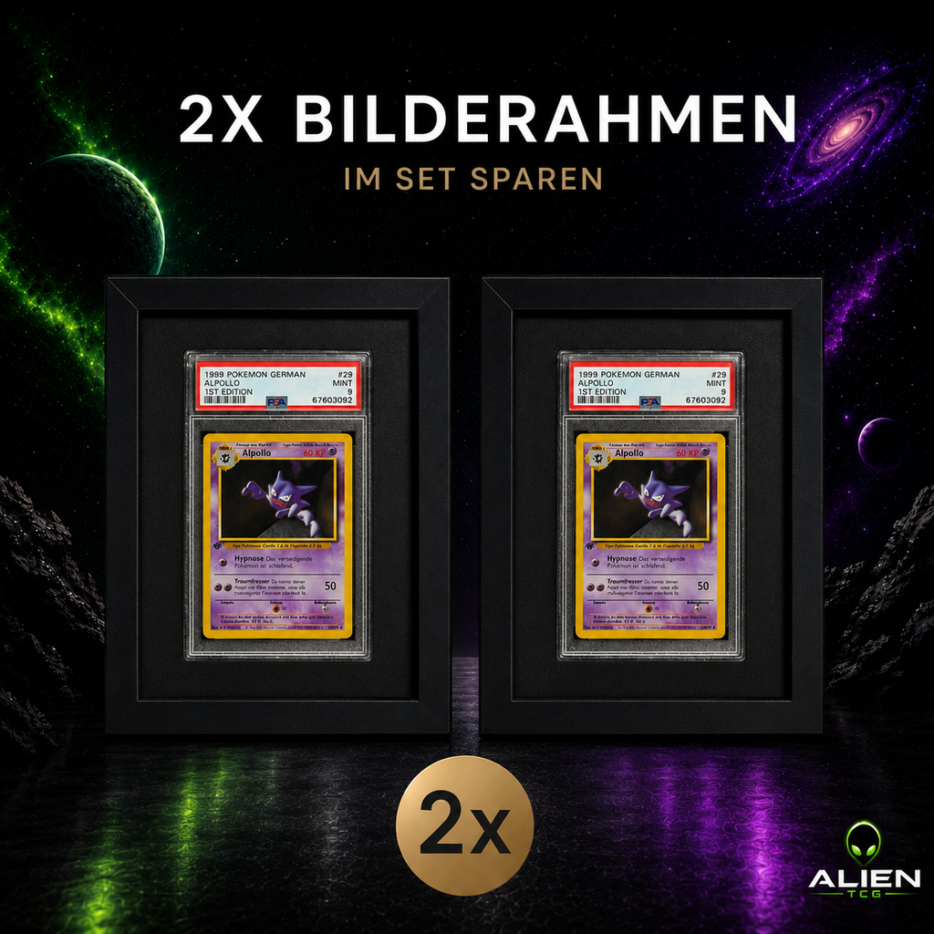 2x Acrylglas Bilderrahmen für PSA Einzelkarten Rahmen TCG