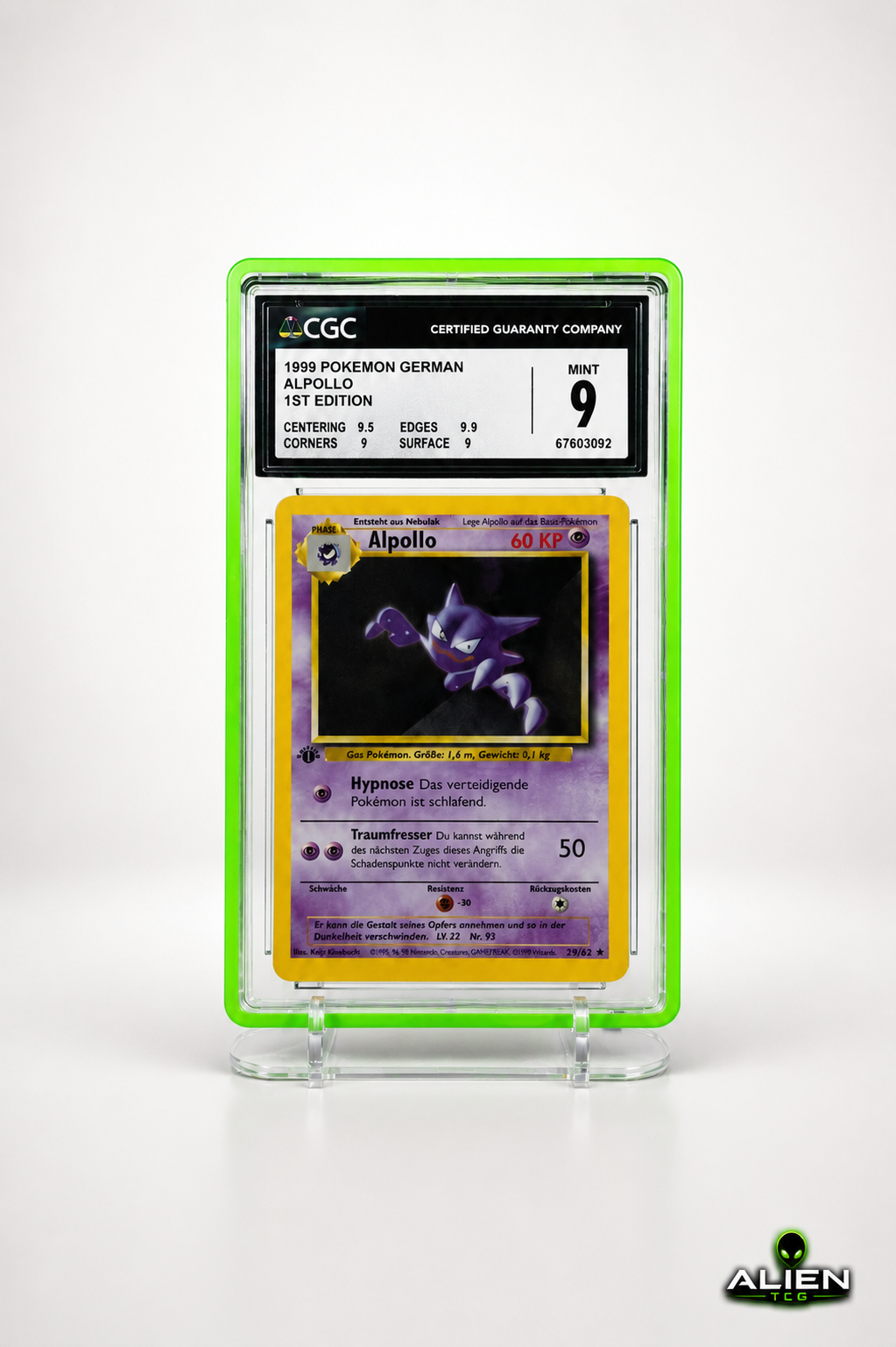 CGC Bumper Schutzhülle für Grading Slab bewertete Sammelkarten TCG Farben Schutz
