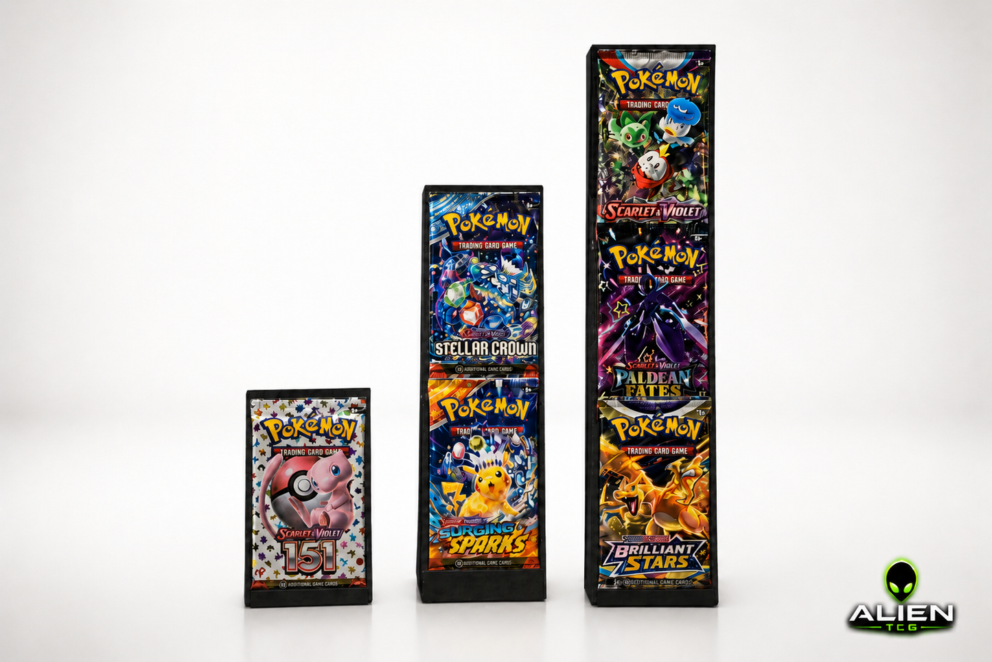 Pokémon TCG Booster Pack Display Ständer Karten Halter Präsentation Zubehör Card
