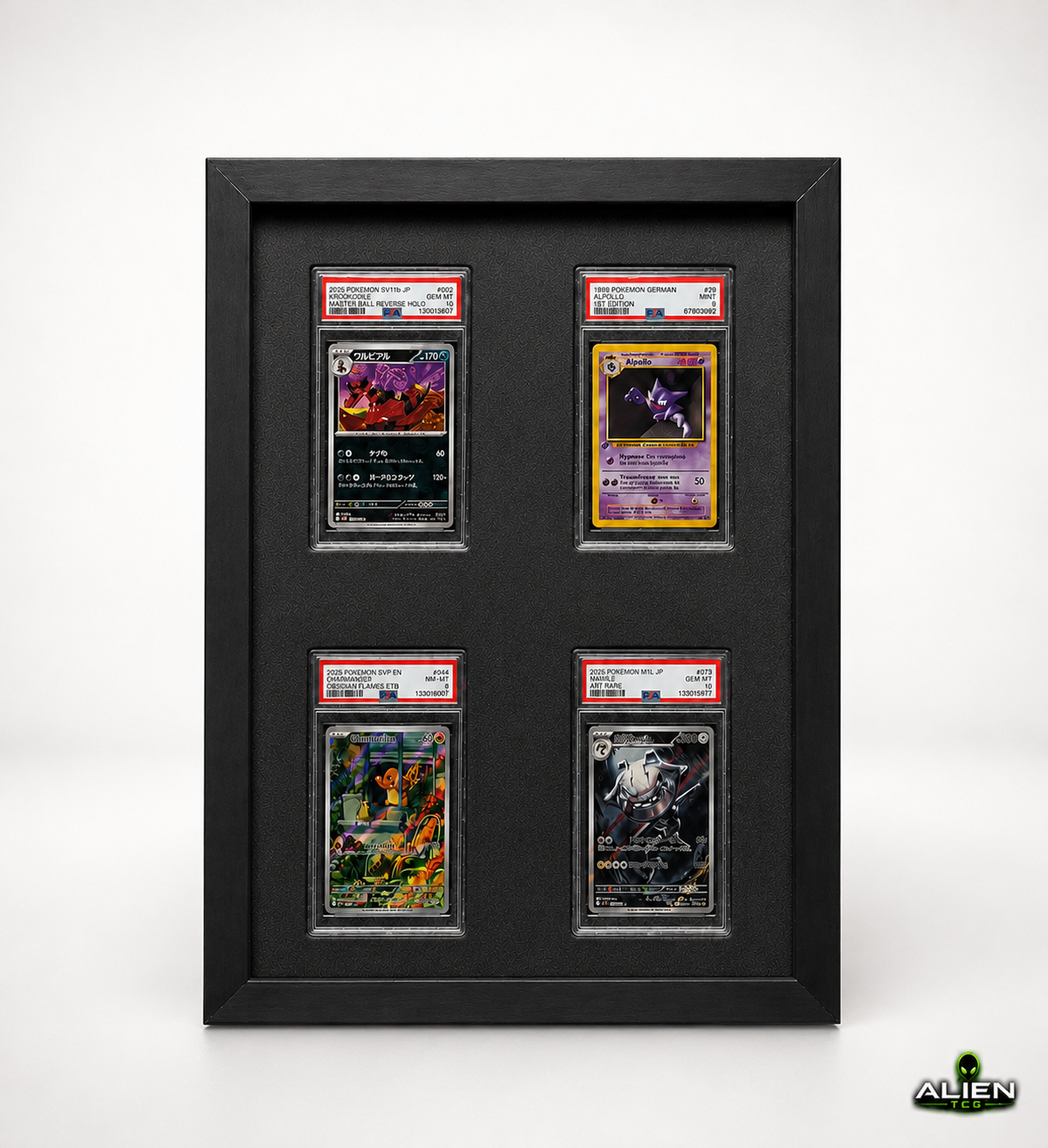 Acrylglas Bilderrahmen für PSA Grading Slab Sammelkarte Pokémon TCG 30x40cm Wand