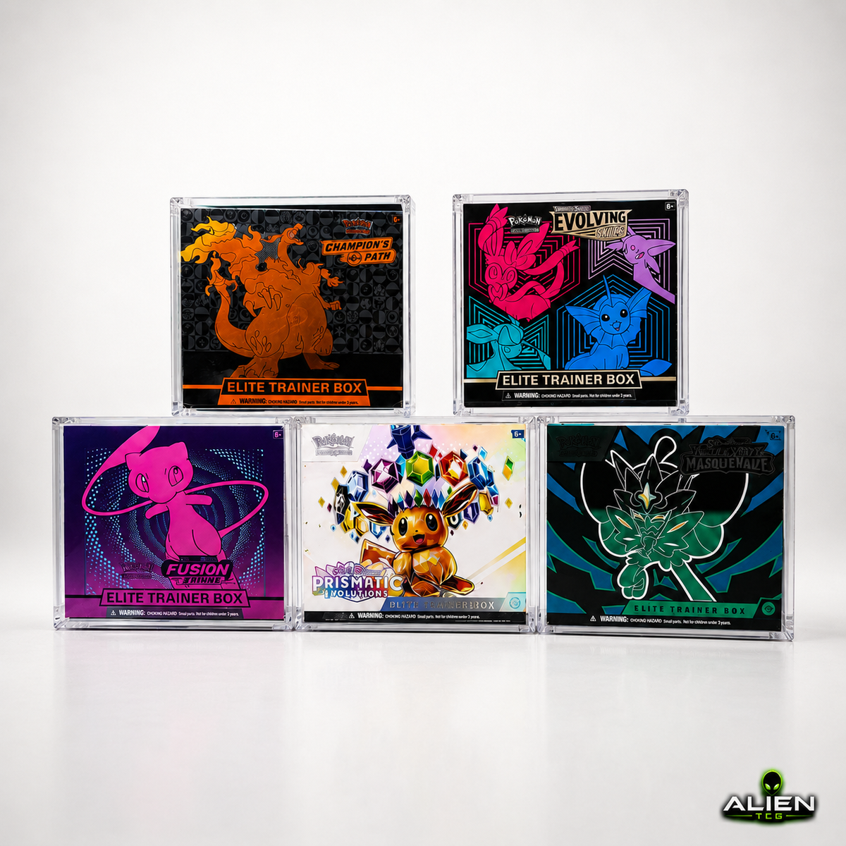 Acryl Case für Pokémon Elite Trainer Box ETB | Acryl Case Pokémon ETB