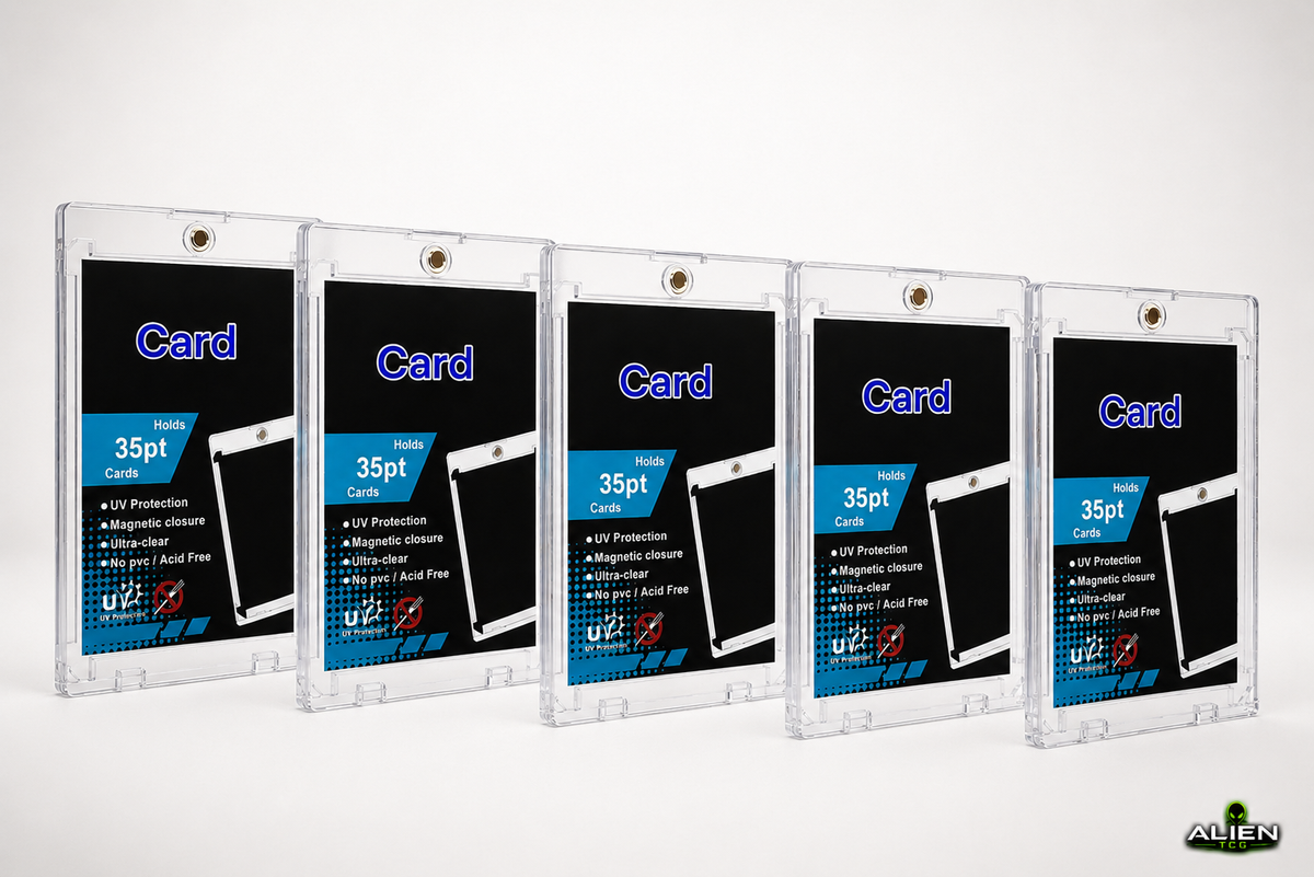 5x Magnetische Kartenhalter 35pt | Magnetic Cardholder | Pokémon TCG
