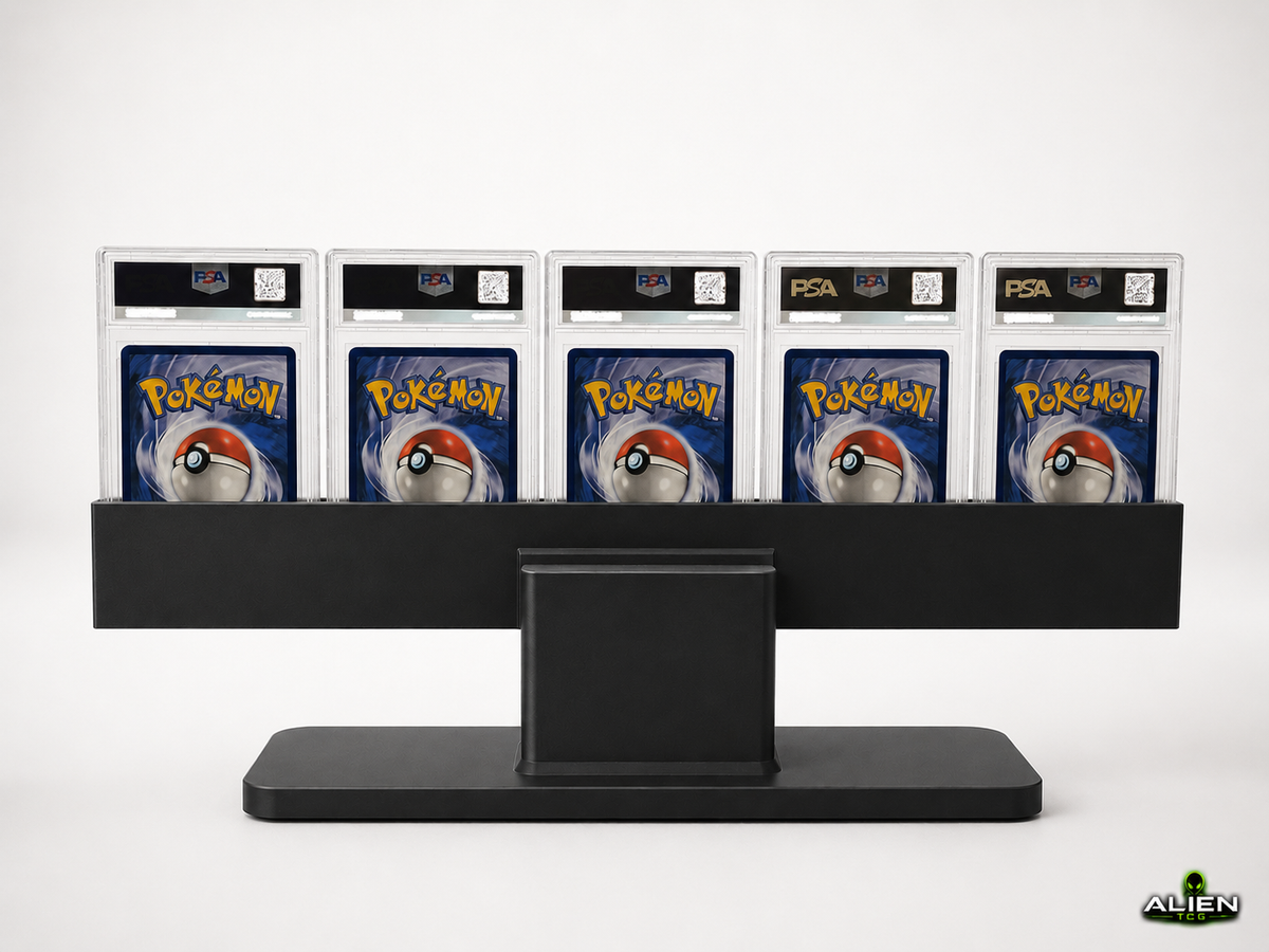 Pokémon PSA Slab Display Ständer 5x1 Grading Kartenhalter TCG Zubehör Aufsteller