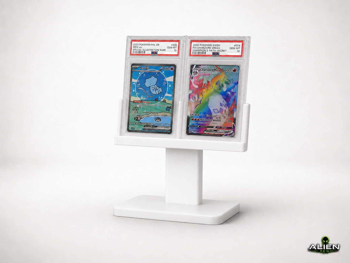 Pokémon PSA Slab Display Ständer 2x1 Grading Kartenhalter TCG Zubehör Aufsteller
