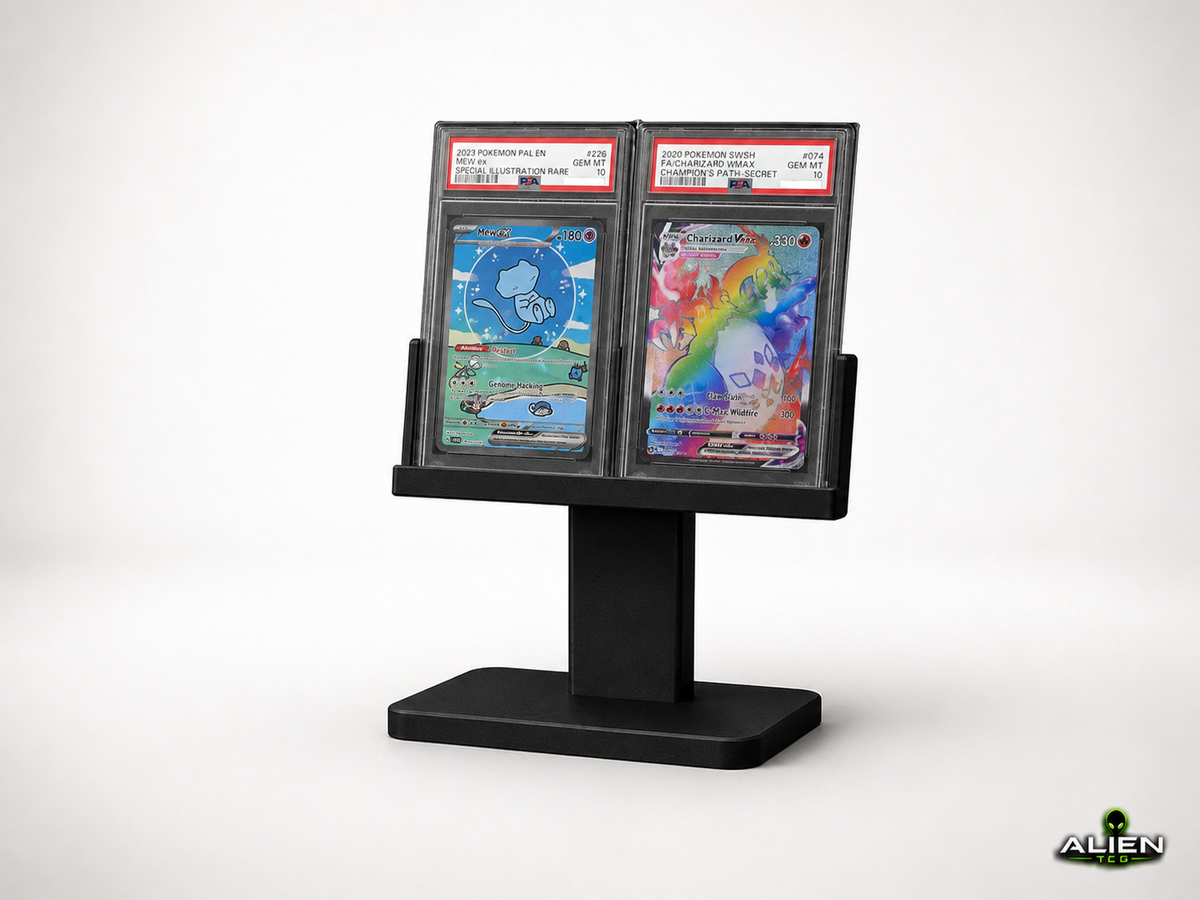 Pokémon PSA Slab Display Ständer 2x1 Grading Kartenhalter TCG Zubehör Aufsteller