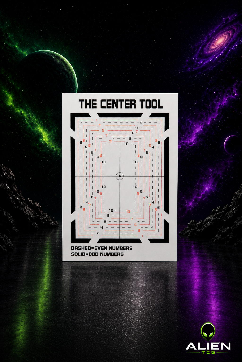 The Center Tool - Sammelkarten Zentrierwerkzeug TCG