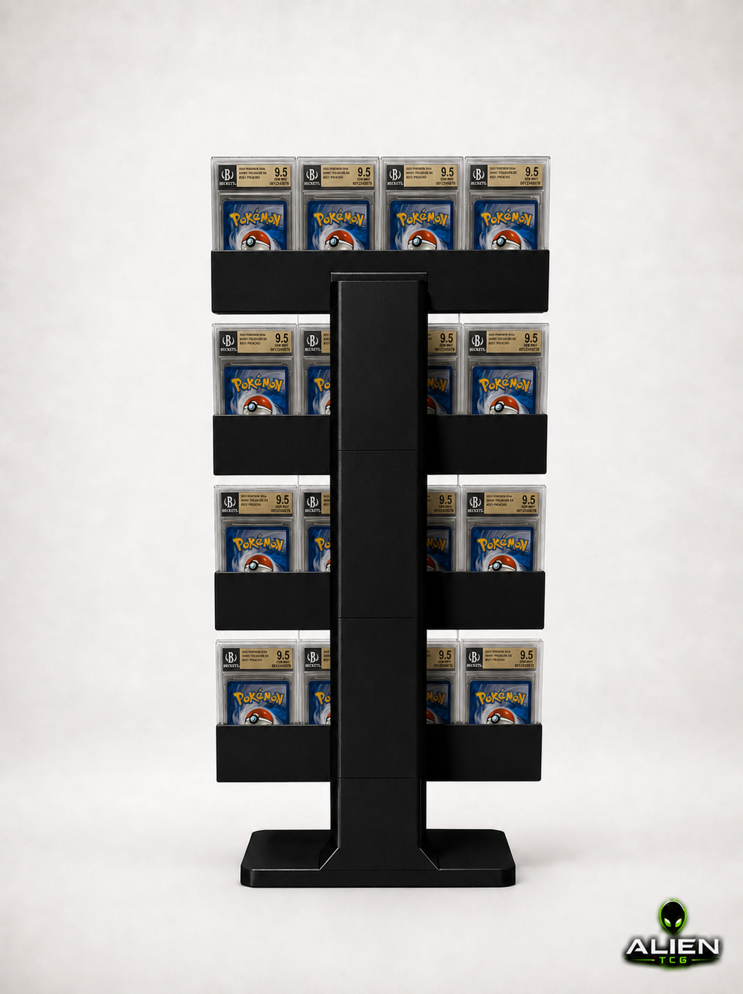 Pokémon BGS Slab Display Ständer 4x4 Grading Kartenhalter TCG Zubehör Aufsteller