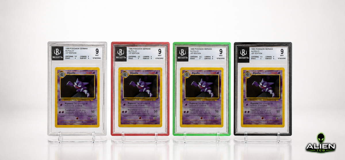 BGS Bumper Schutzhülle für Grading Slab bewertete Sammelkarten TCG Farben Schutz