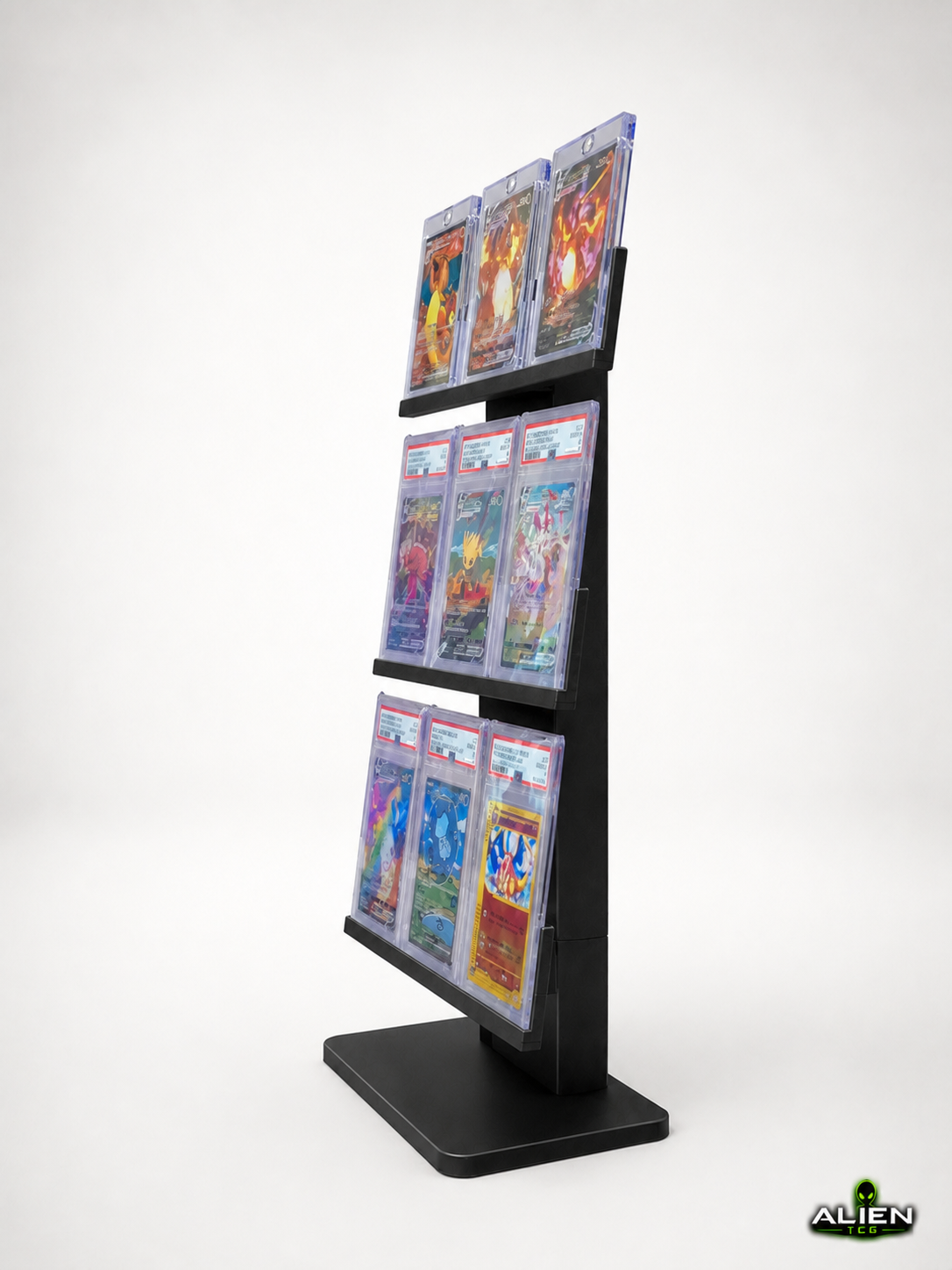Pokémon PSA CGC Slab Display Ständer 3x3 Grading Kartenhalter TCG Zubehör Halter