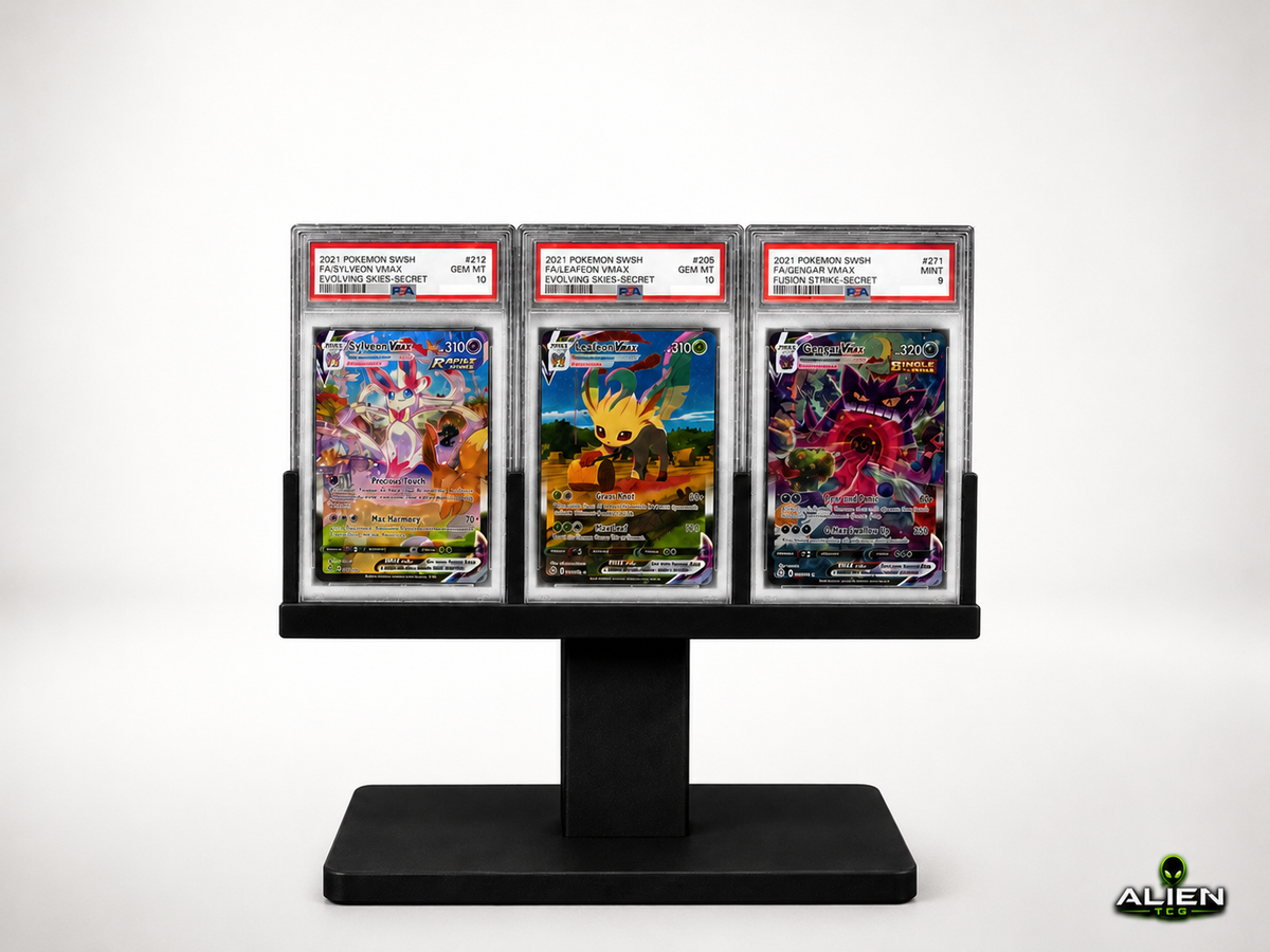 Pokémon PSA CGC Slab Display Ständer 3x1 Grading Kartenhalter TCG Zubehör Halter