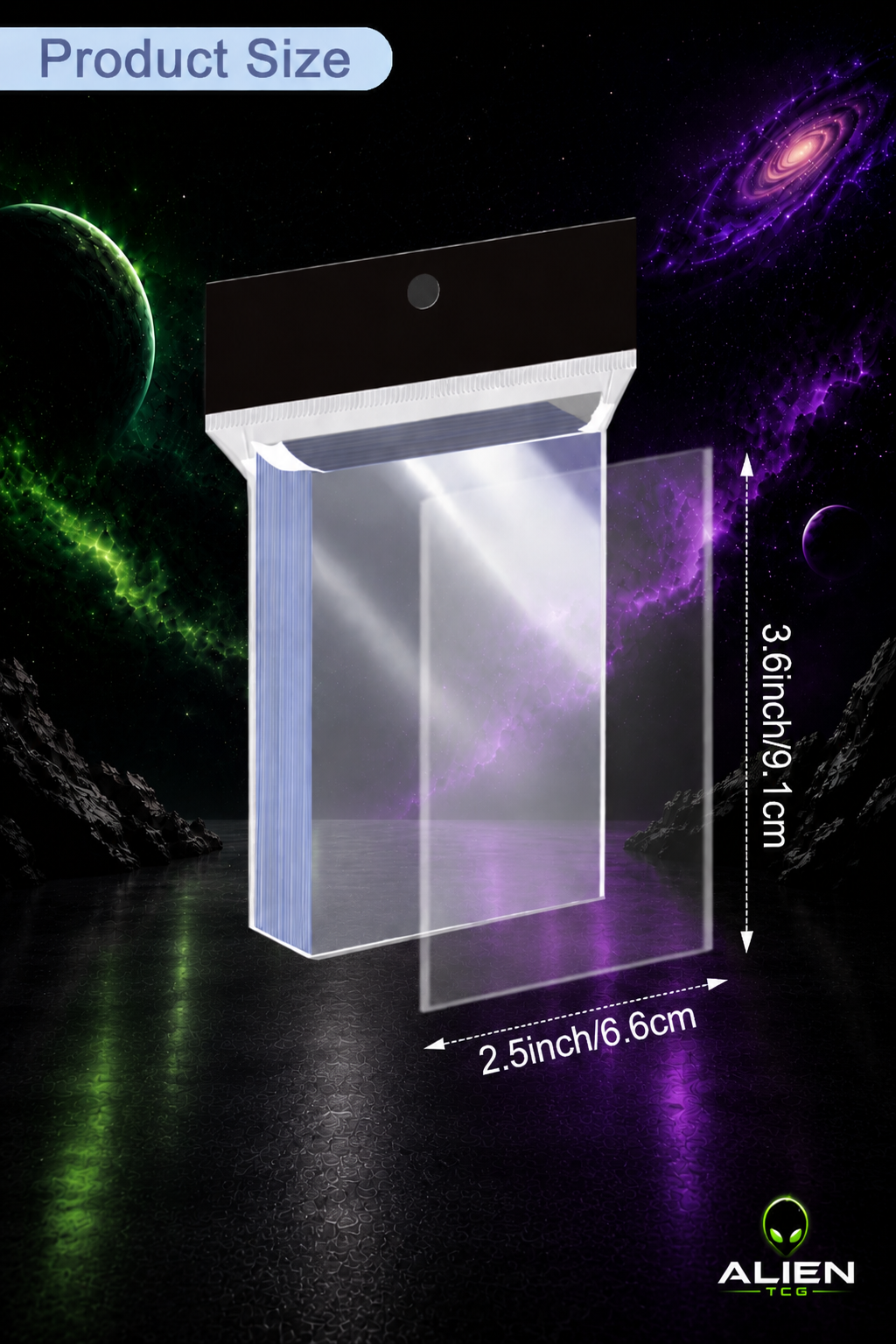 5x 100 Stück Card Sleeves | Aufbewahrungshüllen für TCG Sammelkarten