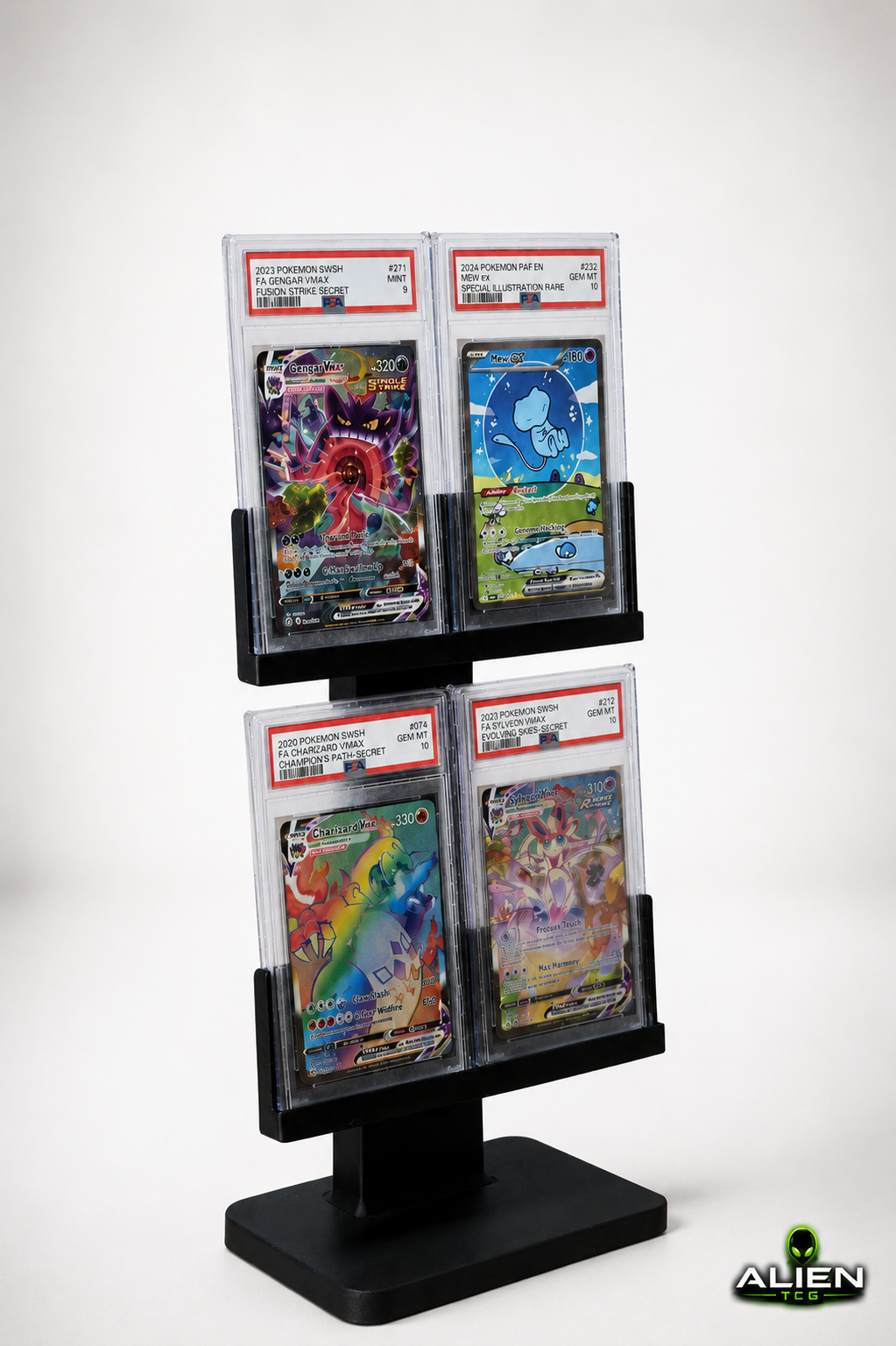 Pokémon PSA Slab Display Ständer 2x2 Grading Kartenhalter TCG Zubehör Aufsteller