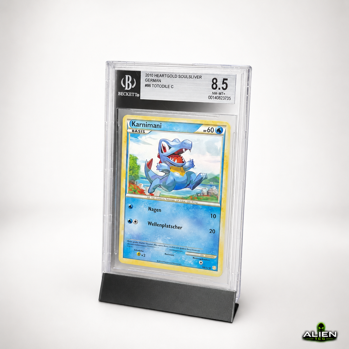 10x BGS Kartenhalter Card Holder Display Ständer Grading Slab Pokémon TCG Halter