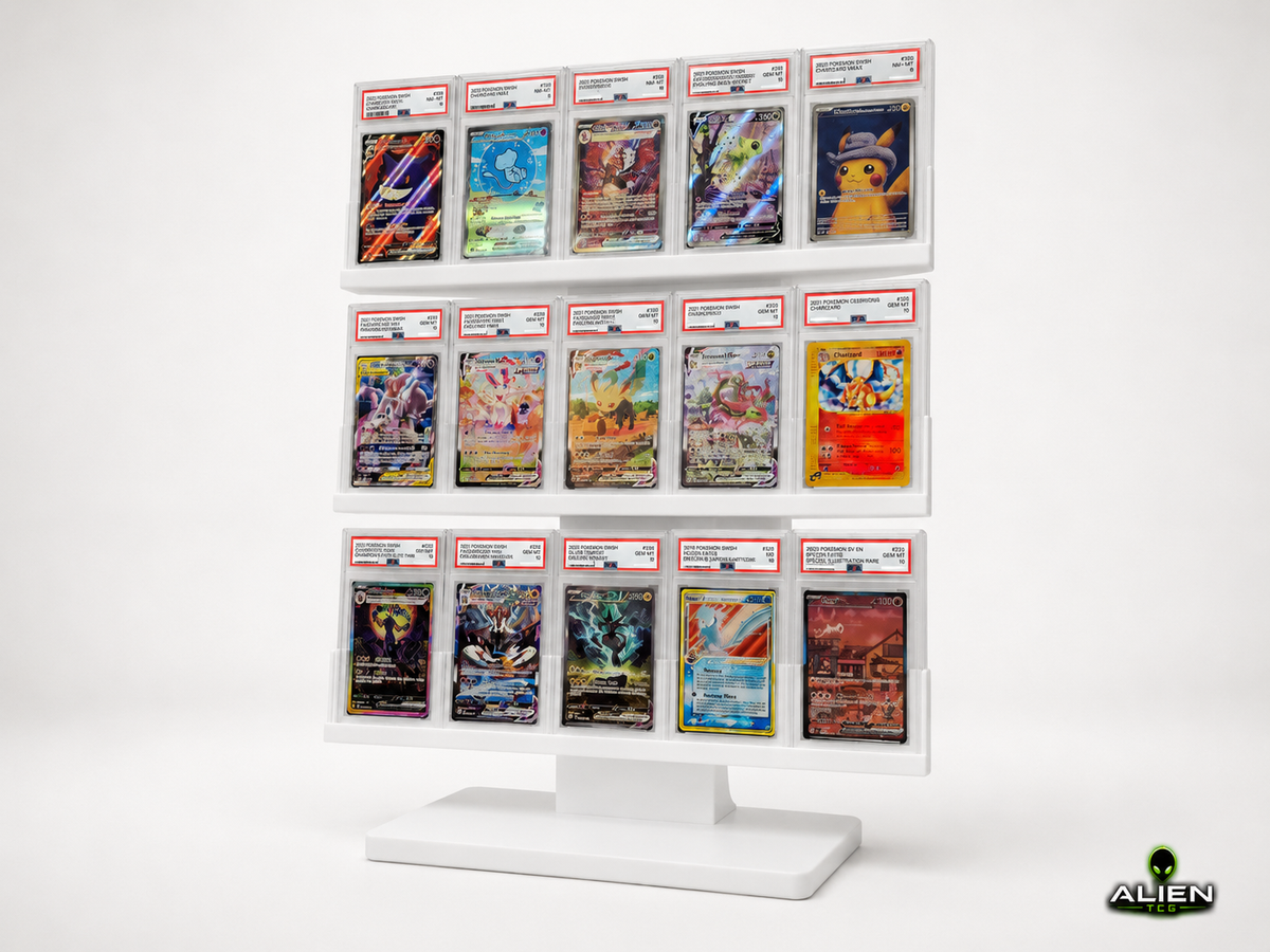 Pokémon PSA Slab Display Ständer 5x3 Grading Kartenhalter TCG Zubehör Aufsteller