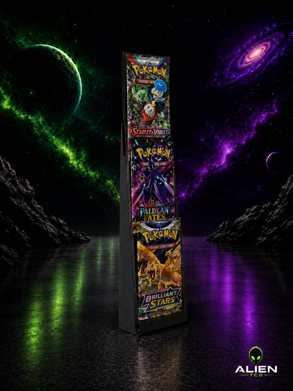 TCG Booster-Pack-Displayständer | TCG Booster Ständer | Pokemon Booster