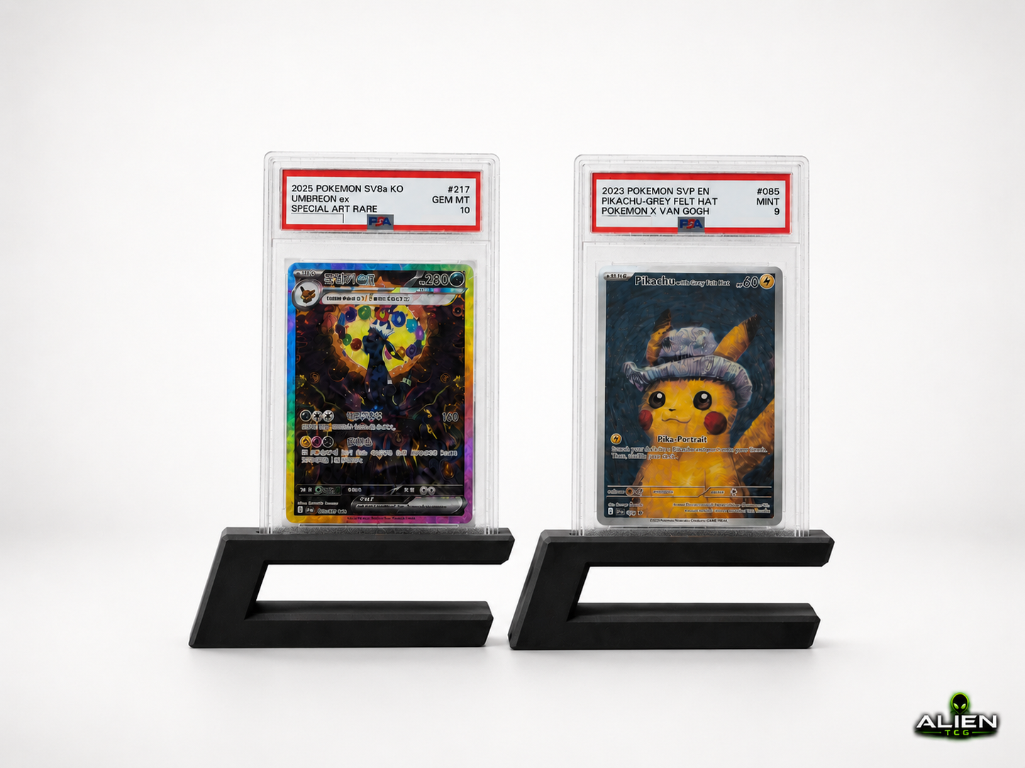 6x Pokémon PSA Slab Display Ständer Grading Kartenhalter TCG Präsentation Halter