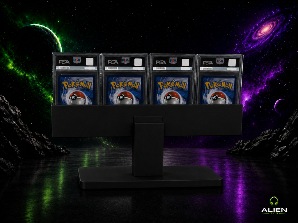 4x1 Pokemon PSA Slab Moderner TCG Display-Ständer