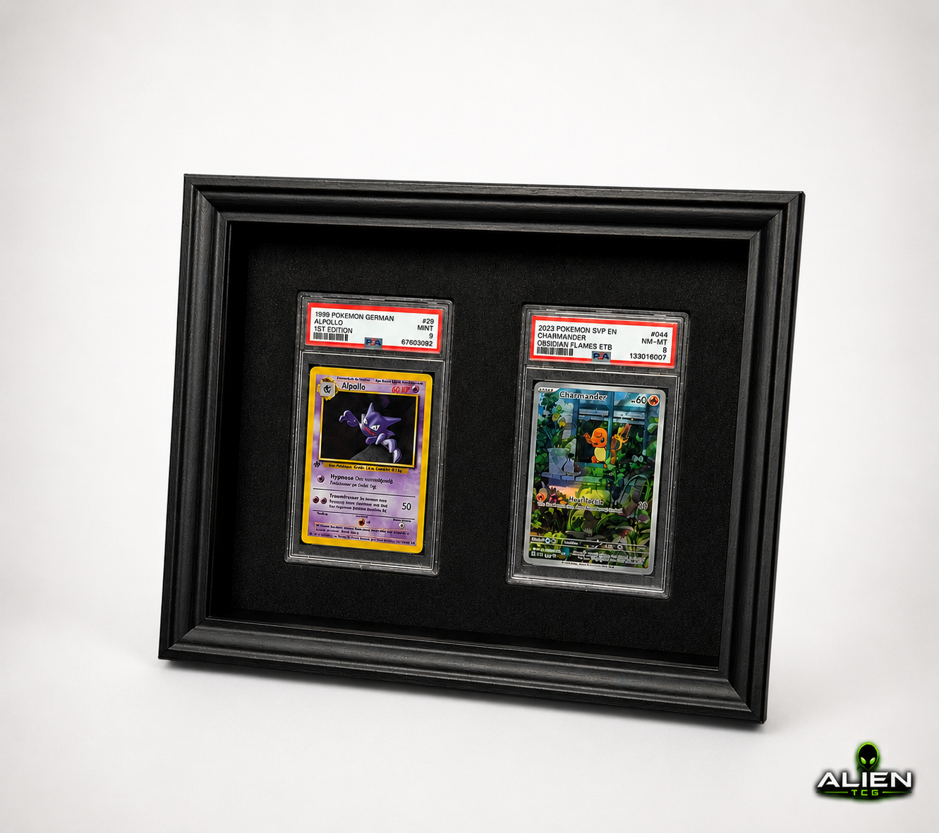 Acrylglas-Bilderrahmen für PSA Einzelkarten | Rahmen für TCG | 20x25 cm