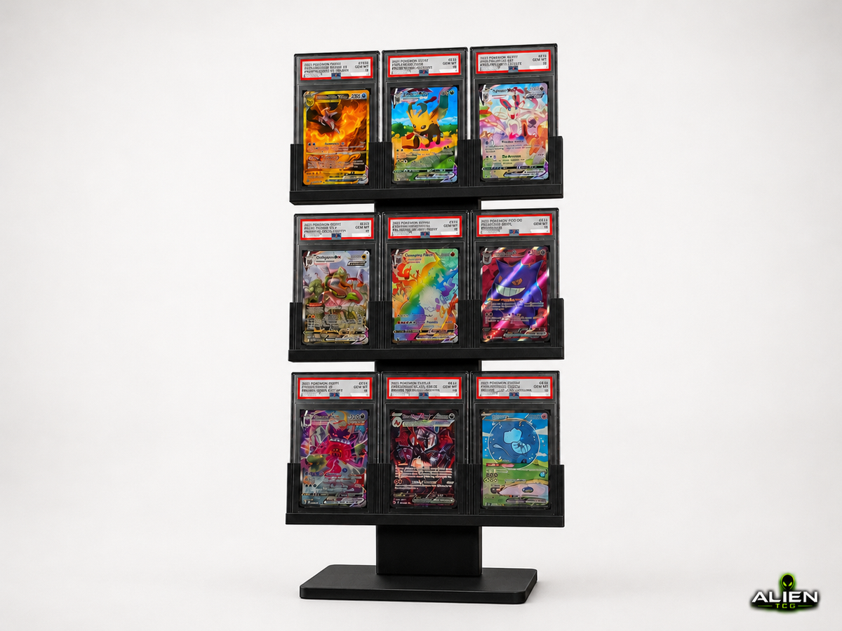 Pokémon PSA CGC Slab Display Ständer 3x3 Grading Kartenhalter TCG Zubehör Halter