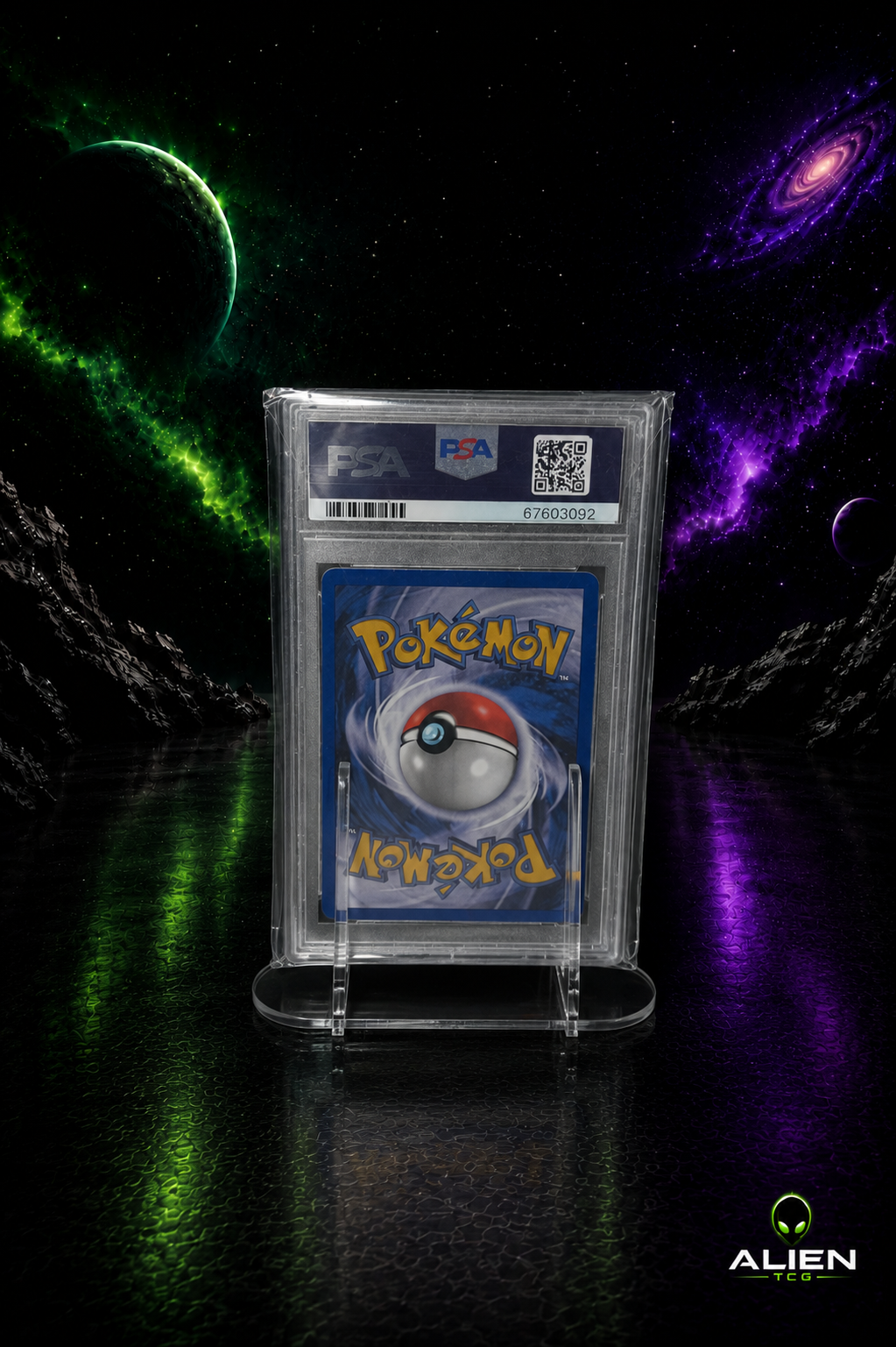 10x Acryl Kartenhalter für gegradete TCG Sammelkarten