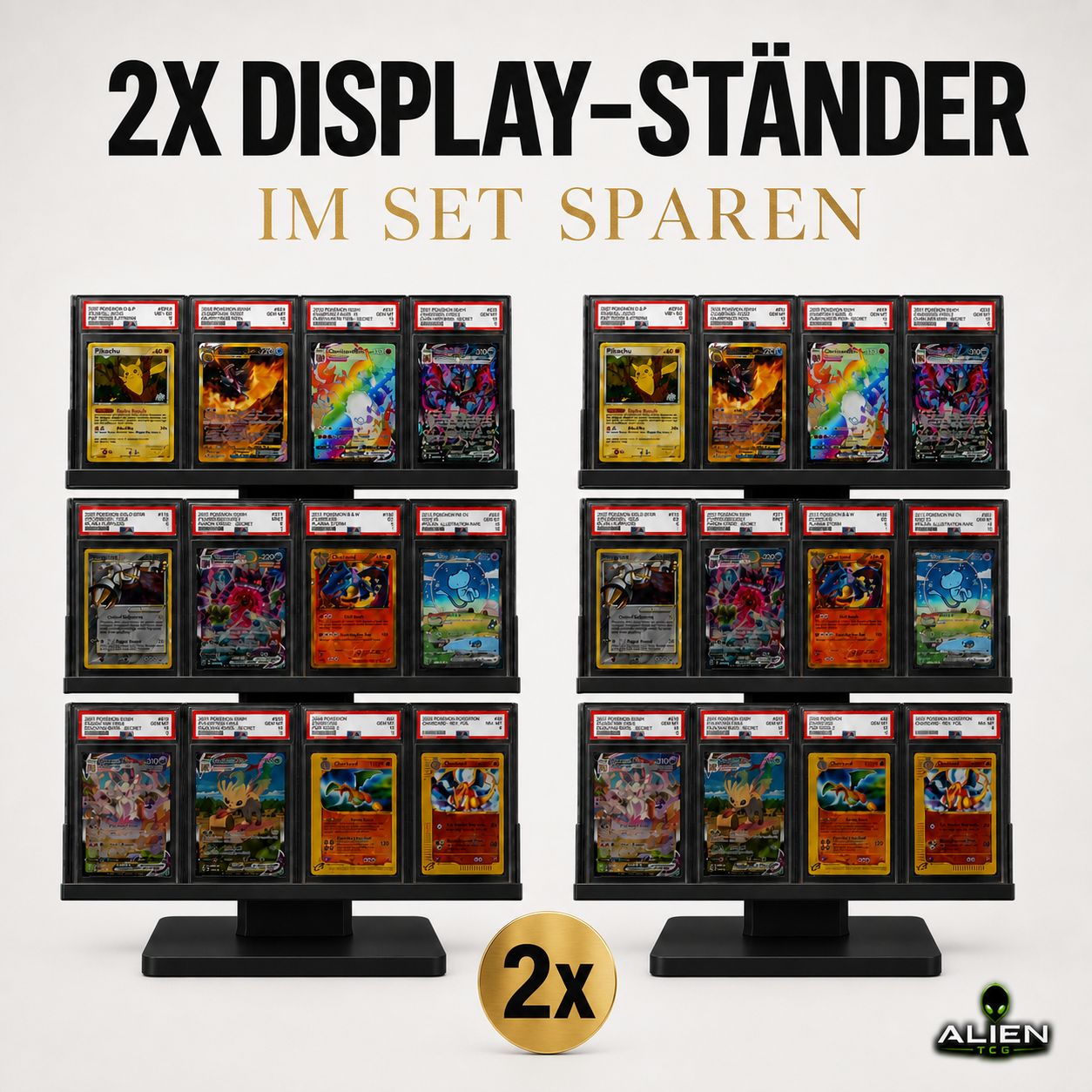 PSA/CGC Display Ständer Bundle Aktion Viele Verschiedene Kombinationen 4x2 - 4x4
