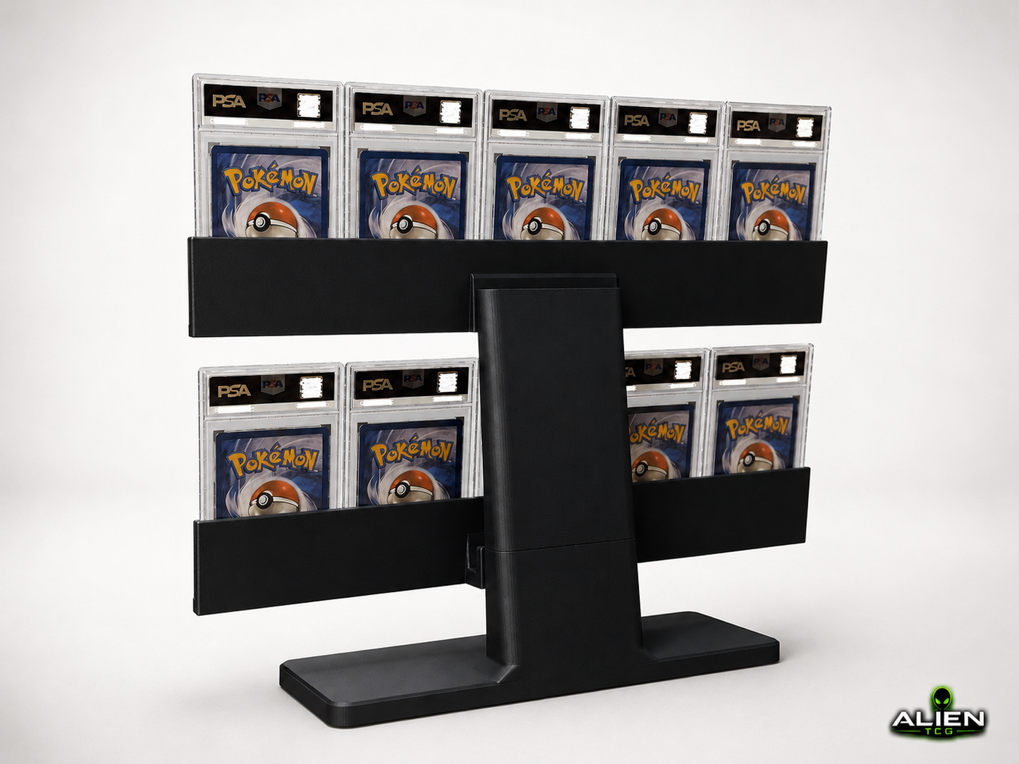 Pokémon PSA CGC Slab Display Ständer 5x2 Grading Kartenhalter TCG Zubehör Halter