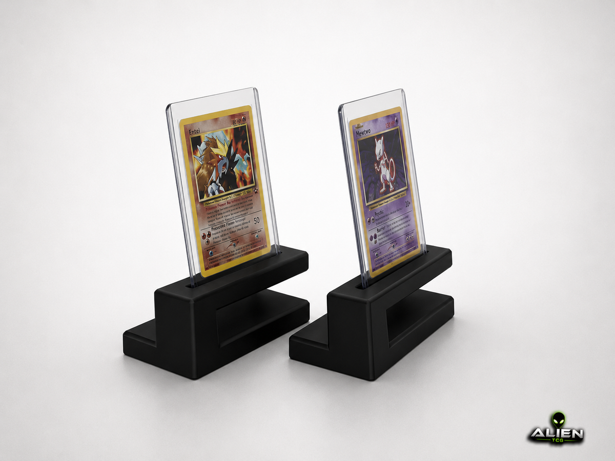 6x Pokémon Toploader Display Ständer Kartenhalter Sammelkarten TCG Halter Karten