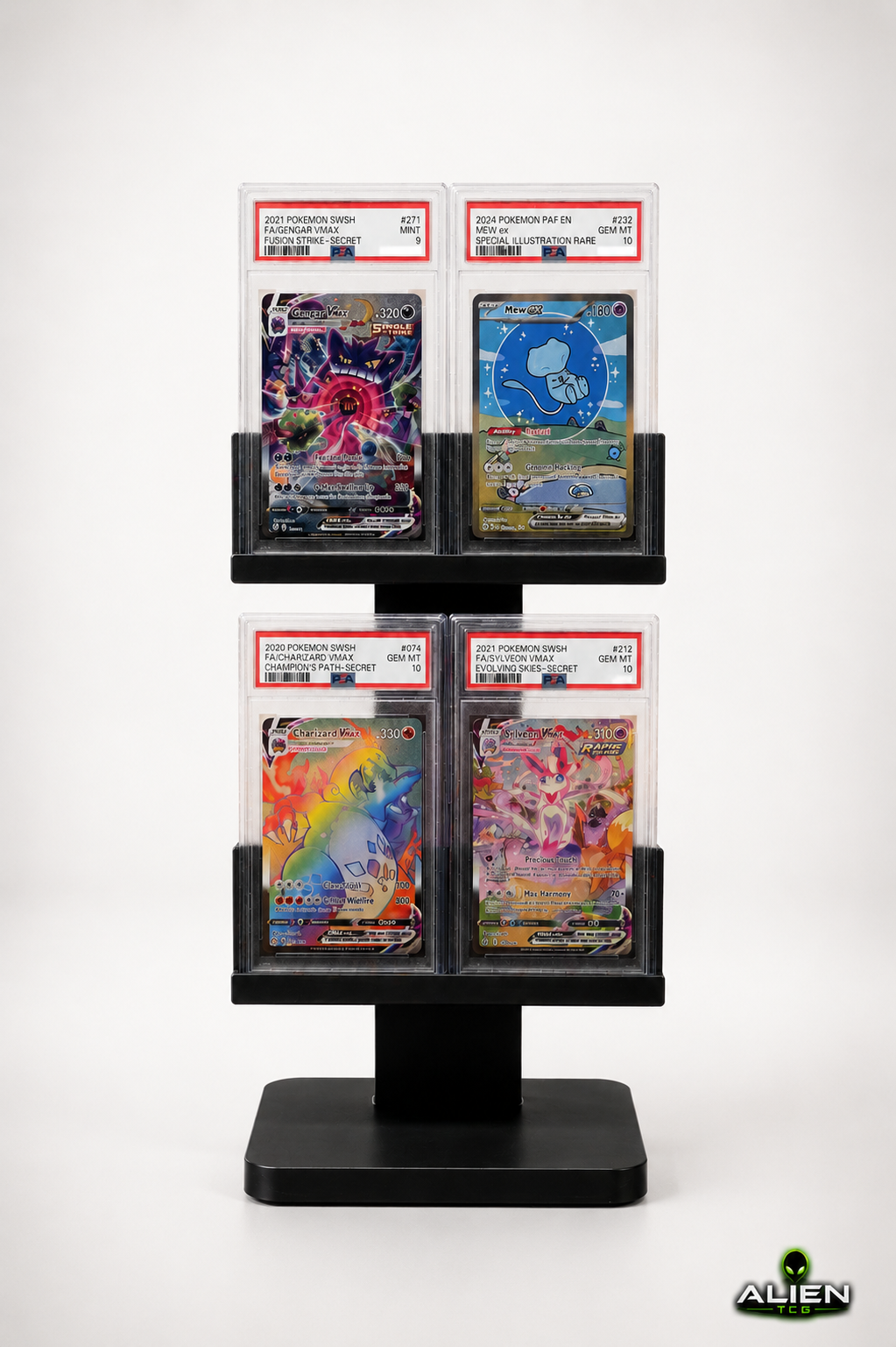Pokémon PSA Slab Display Ständer 2x2 Grading Kartenhalter TCG Zubehör Aufsteller