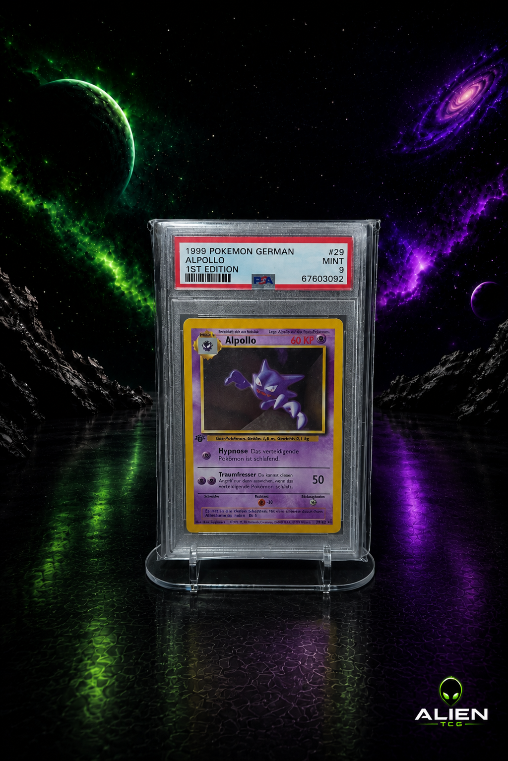 10x Acryl Kartenhalter für gegradete TCG Sammelkarten