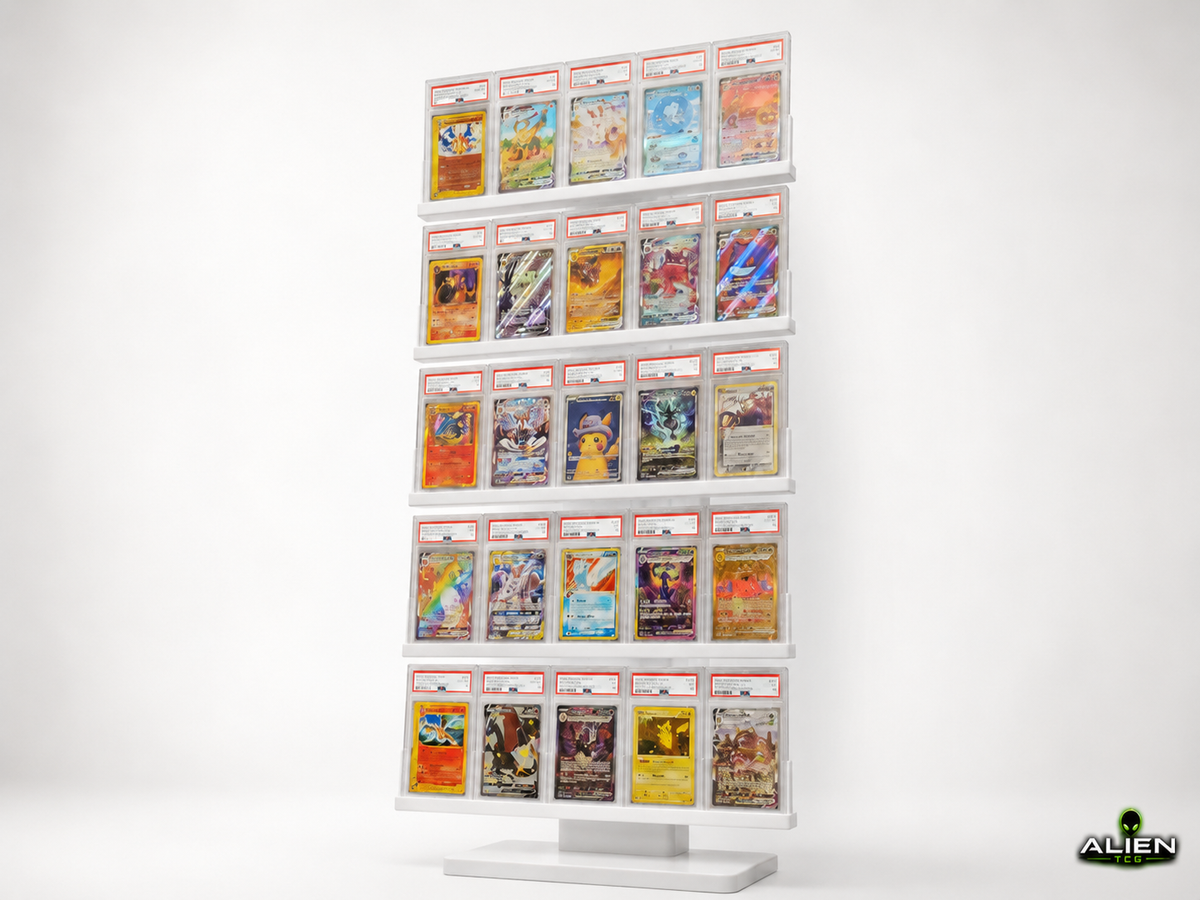 5x5 Pokémon PSA/CGC Slab Moderner TCG Präsentationsständer