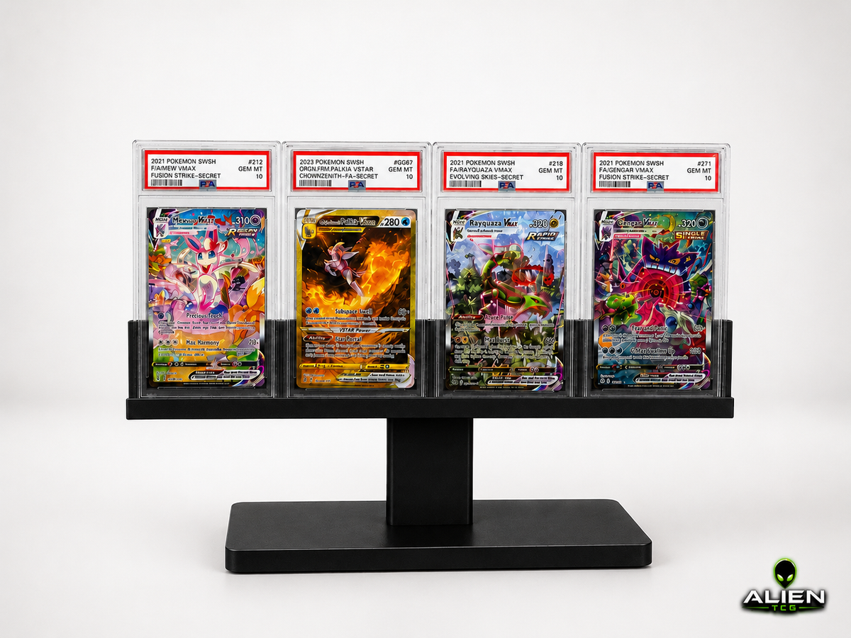 Pokémon PSA CGC Slab Display Ständer 4x1 Grading Kartenhalter TCG Zubehör Halter