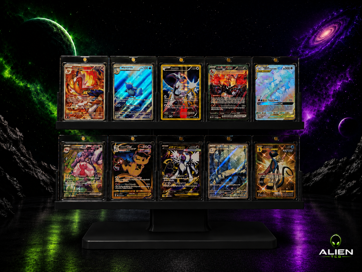5x2 Pokémon Ultra Pro One-Touch Modern TCG Display Ständer