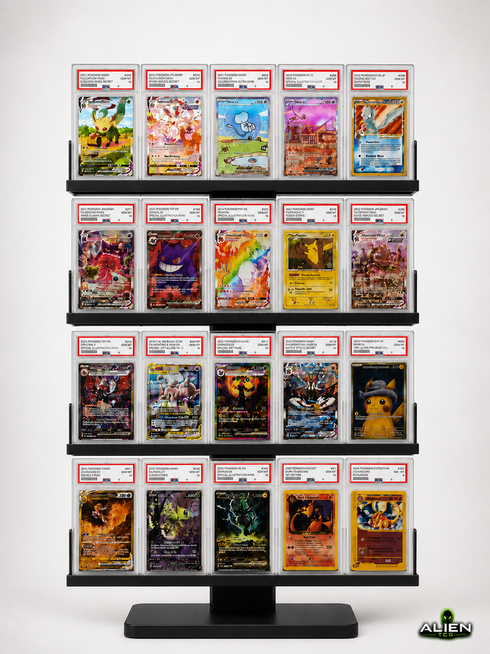 Pokémon PSA Slab Display Ständer 5x4 Grading Kartenhalter TCG Zubehör Aufsteller