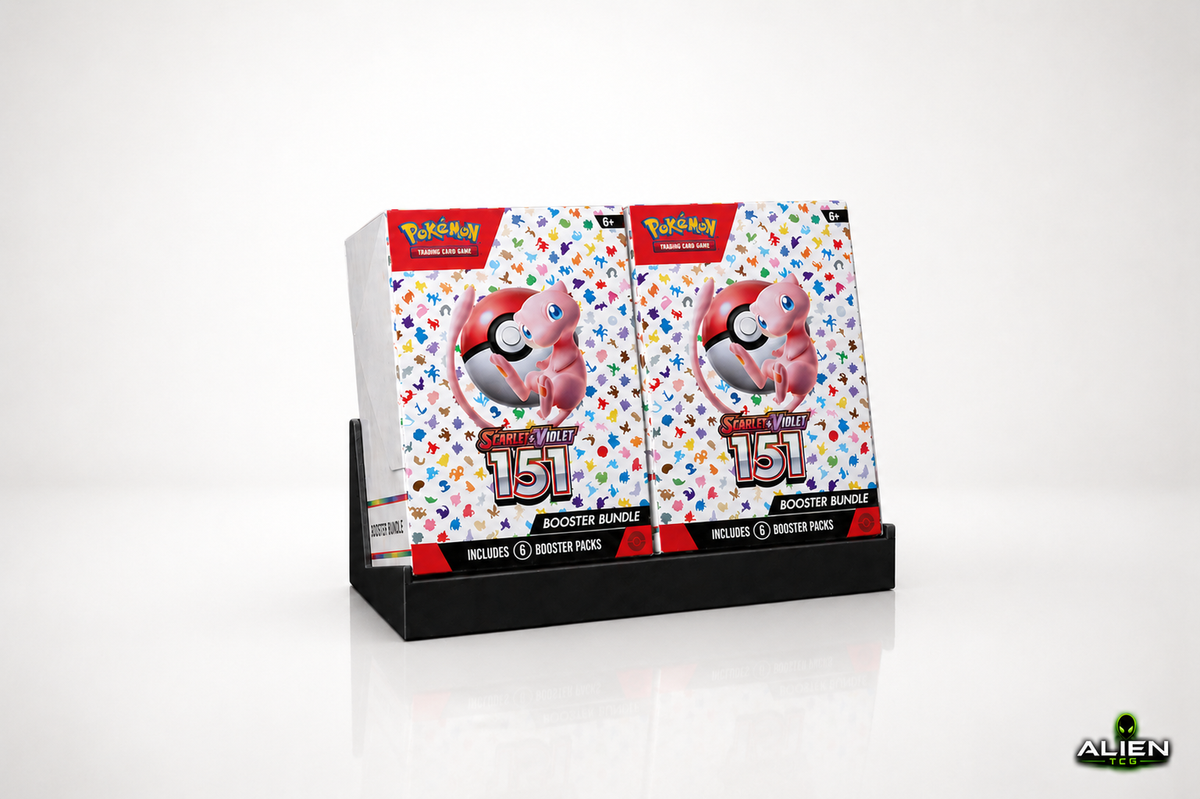 3x Pokémon TCG Booster Bundle Präsentationsständer