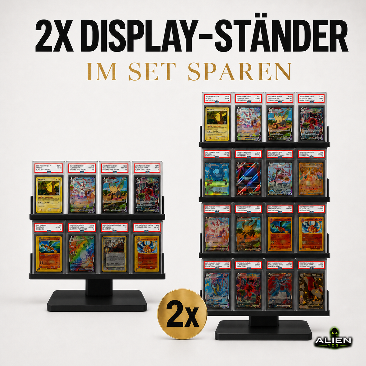 PSA/CGC Display Ständer Bundle Aktion Viele Verschiedene Kombinationen 4x2 - 4x4