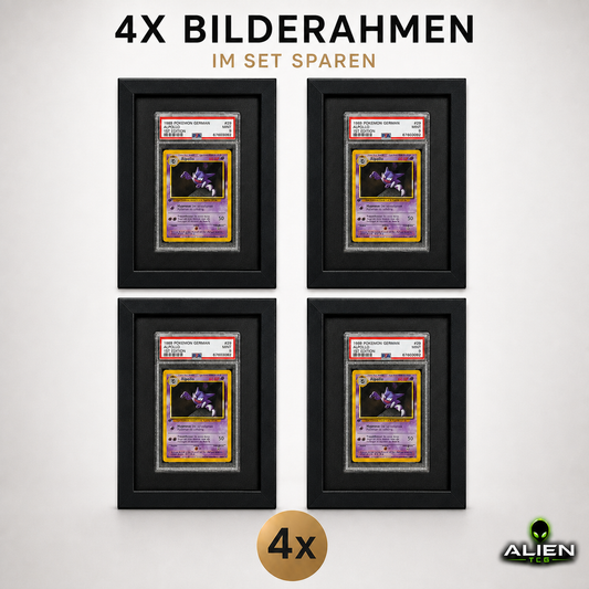 4x Acrylglas Bilderrahmen für PSA Einzelkarten Rahmen TCG