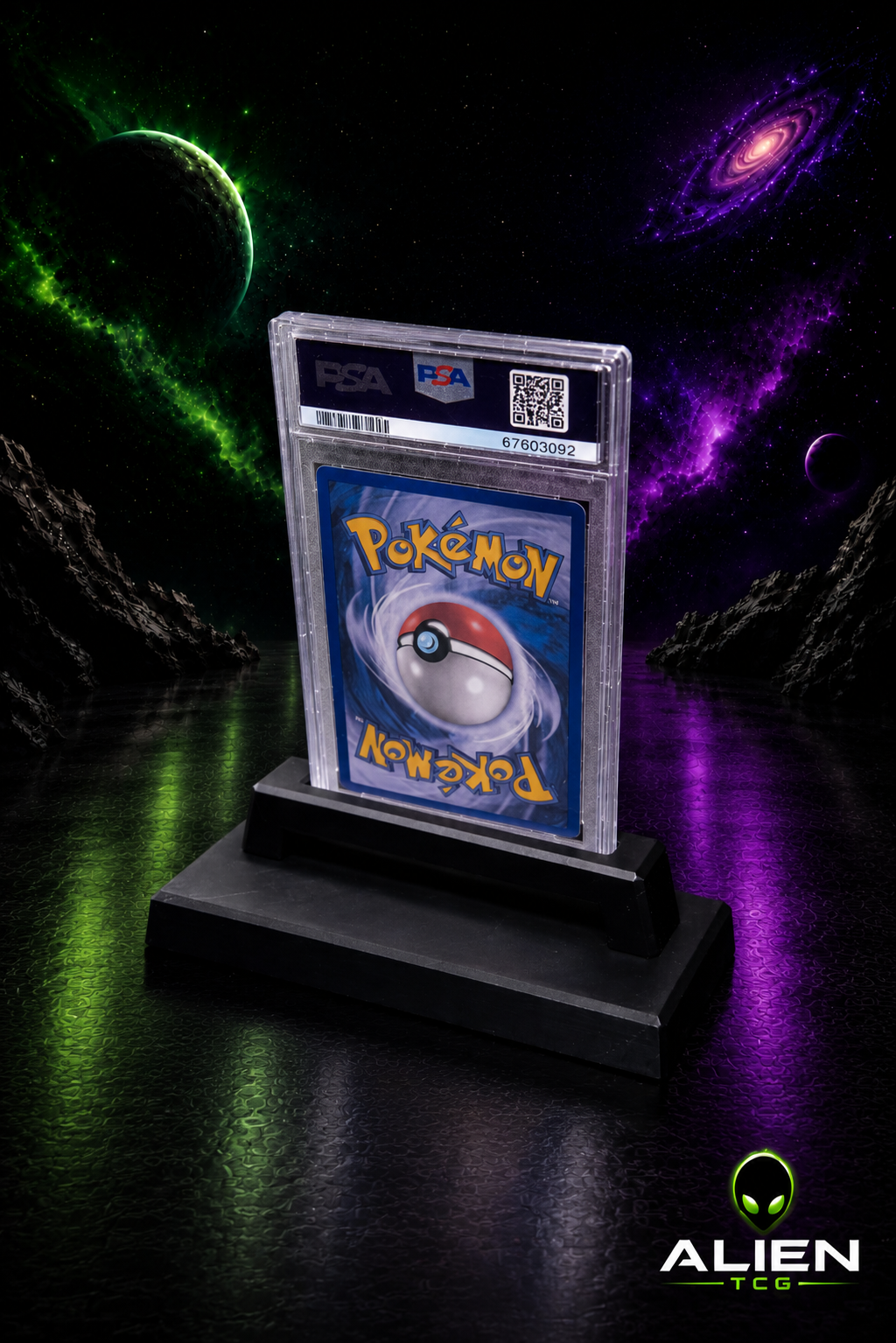 3x Minimaler Pokémon PSA Slab Moderner Display-Ständer
