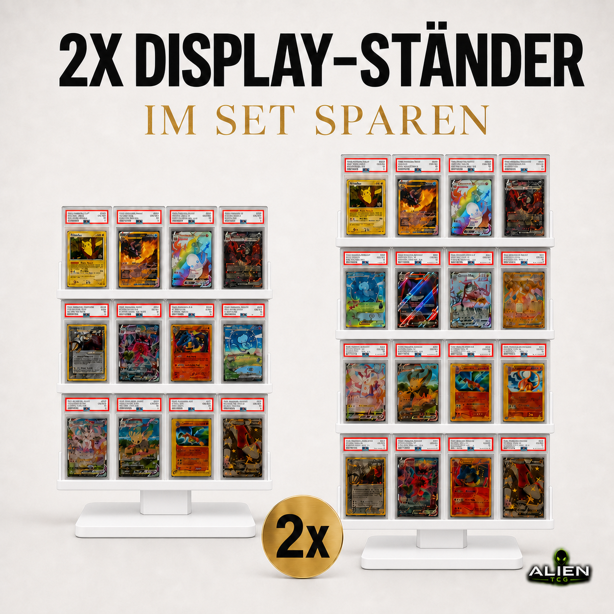 PSA/CGC Display Ständer Bundle Aktion Viele Verschiedene Kombinationen 4x2 - 4x4