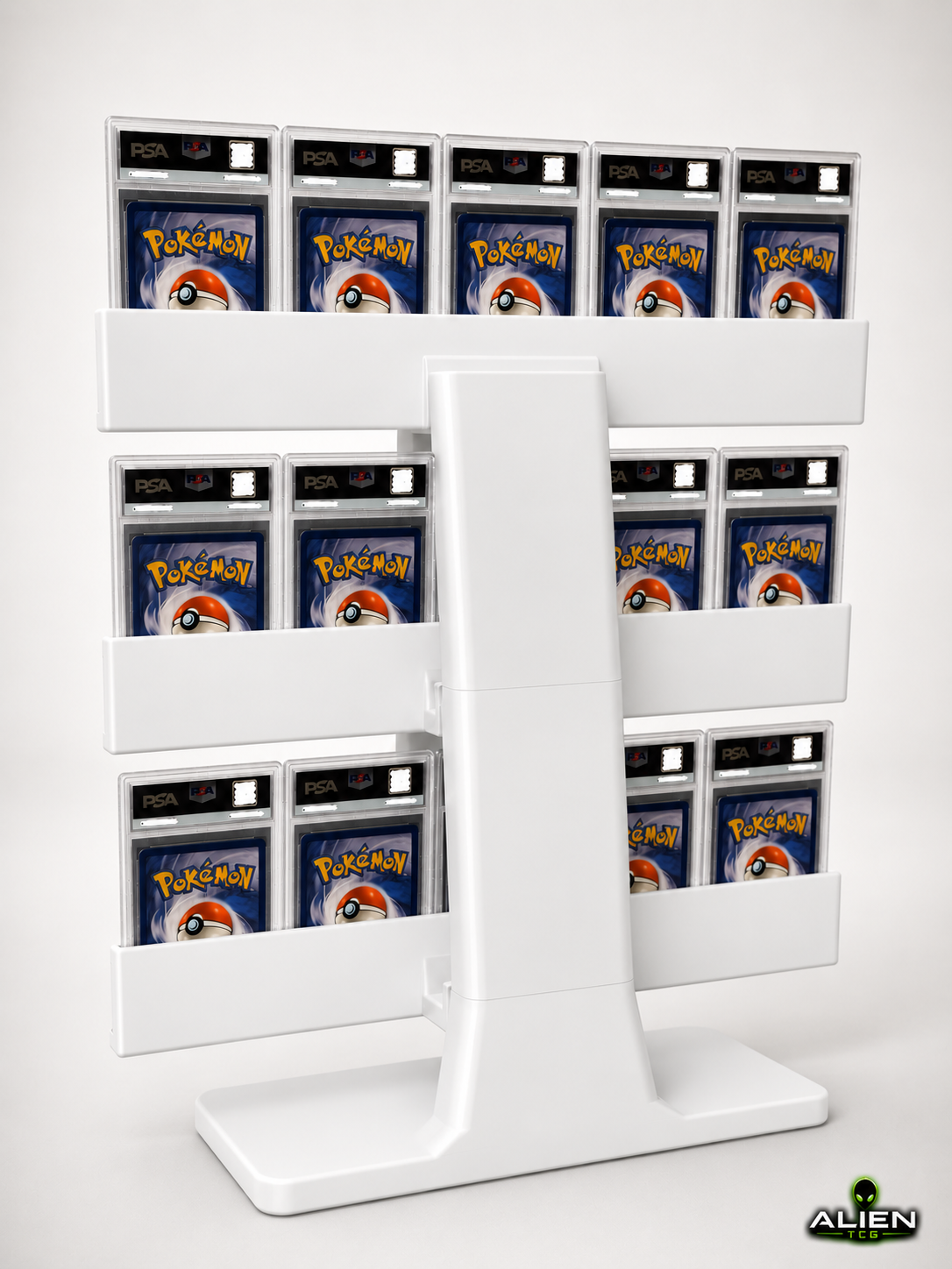 Pokémon PSA Slab Display Ständer 5x3 Grading Kartenhalter TCG Zubehör Aufsteller