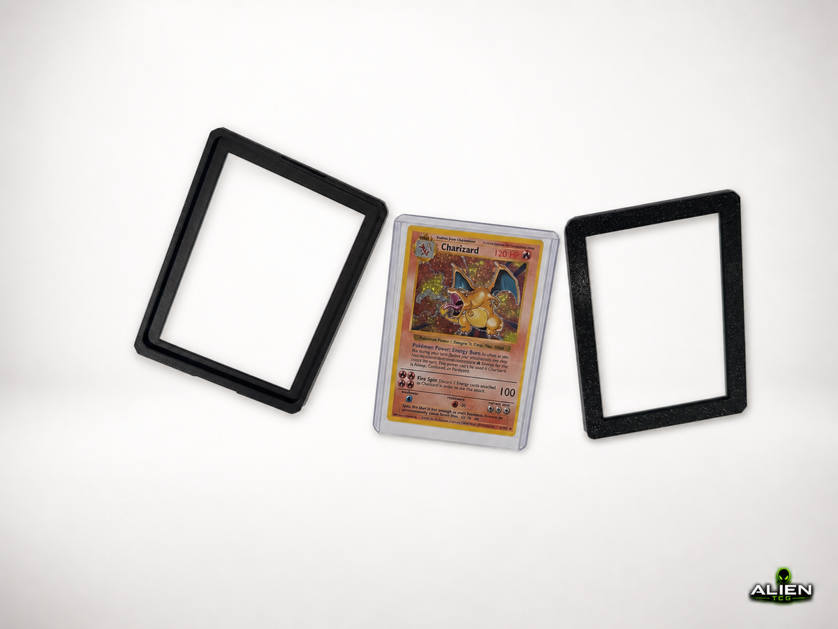 Toploader Bumper Schutzhülle 35pt für Pokémon TCG Karten Schwarz Schutzrand