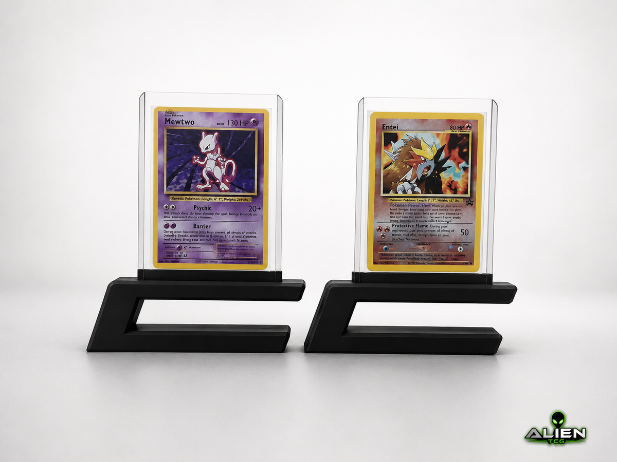 6x Pokémon Toploader Display Ständer Kartenhalter Sammelkarten TCG Halter Karten