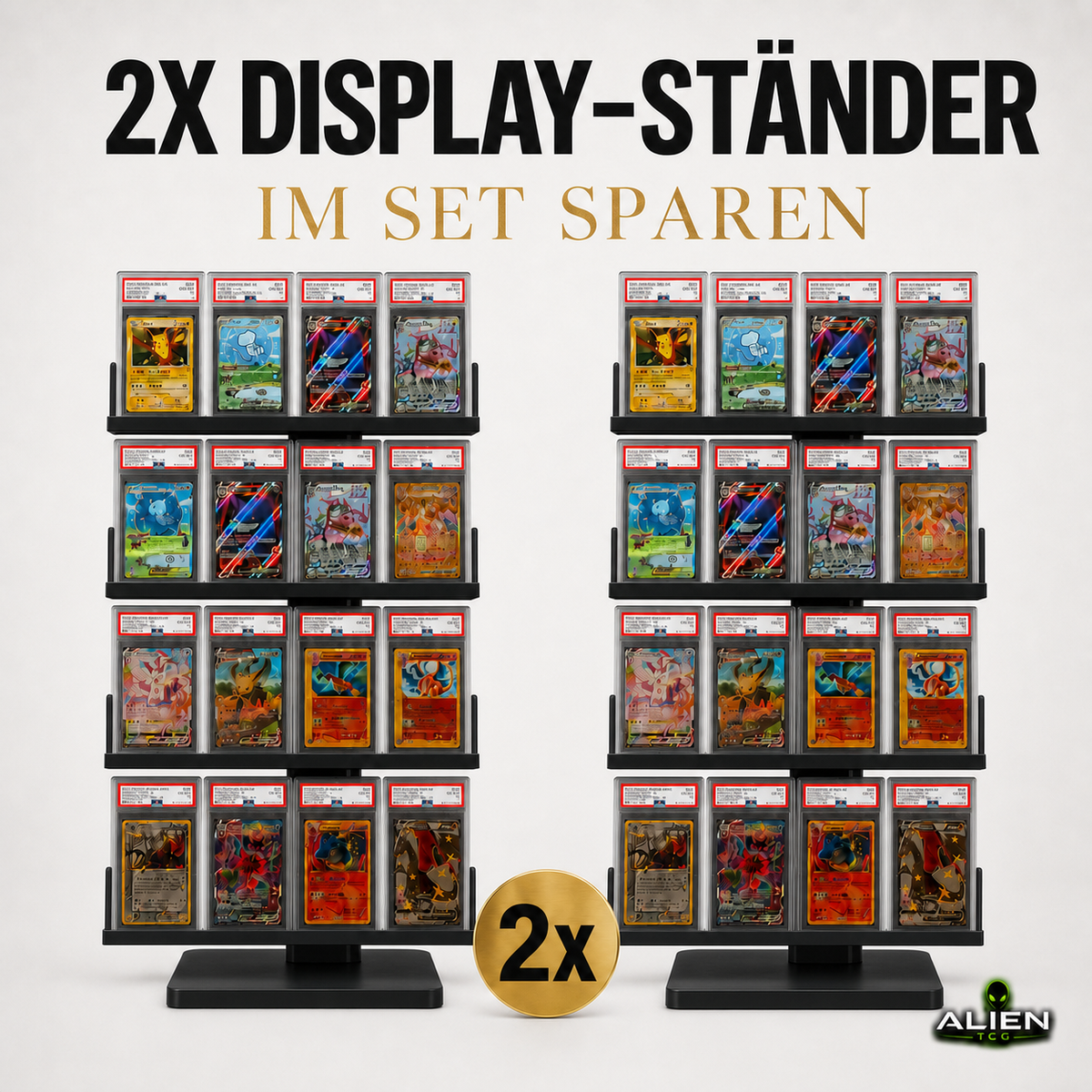 PSA/CGC Display Ständer Bundle Aktion Viele Verschiedene Kombinationen 4x2 - 4x4