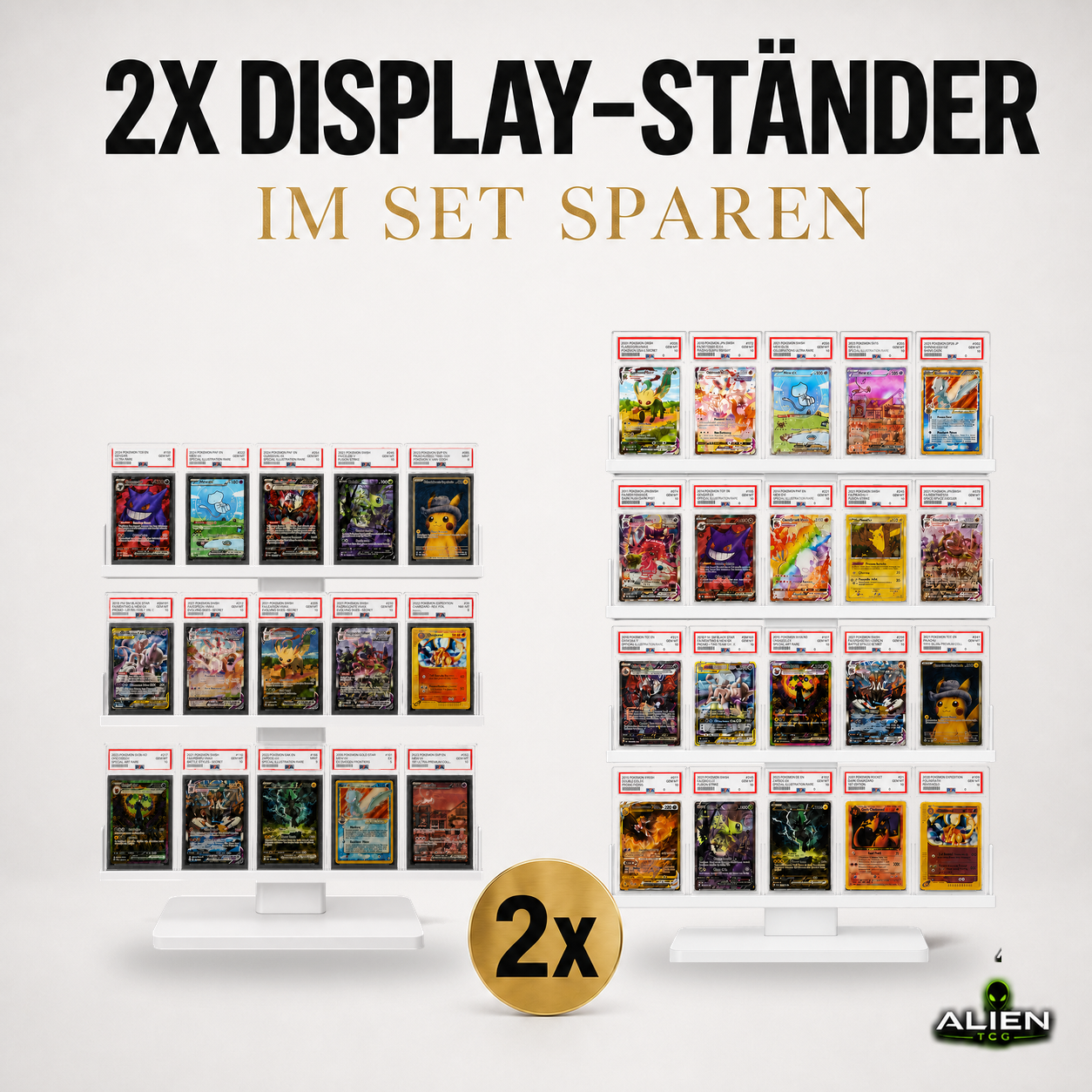 PSA/CGC Display Ständer Bundle Aktion Viele Verschiedene Kombinationen 5x2 - 5x5