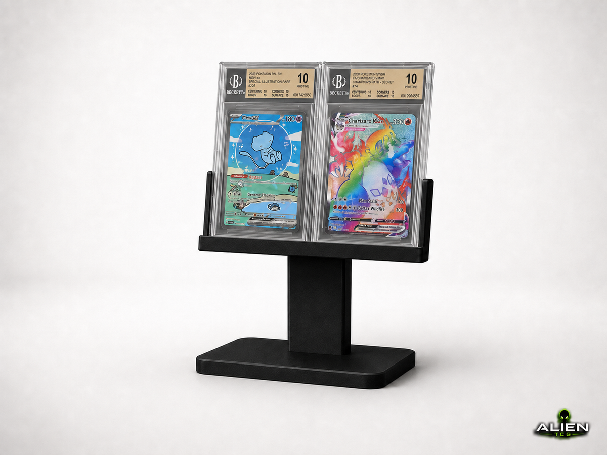 Pokémon BGS Slab Display Ständer 2x1 Grading Kartenhalter TCG Zubehör Aufsteller